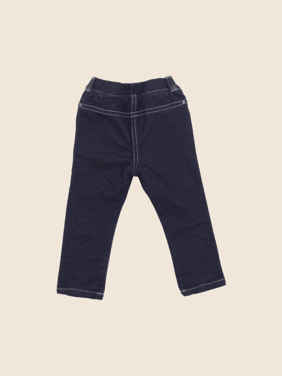 Vertbaudet - jegging bleu - 9 mois