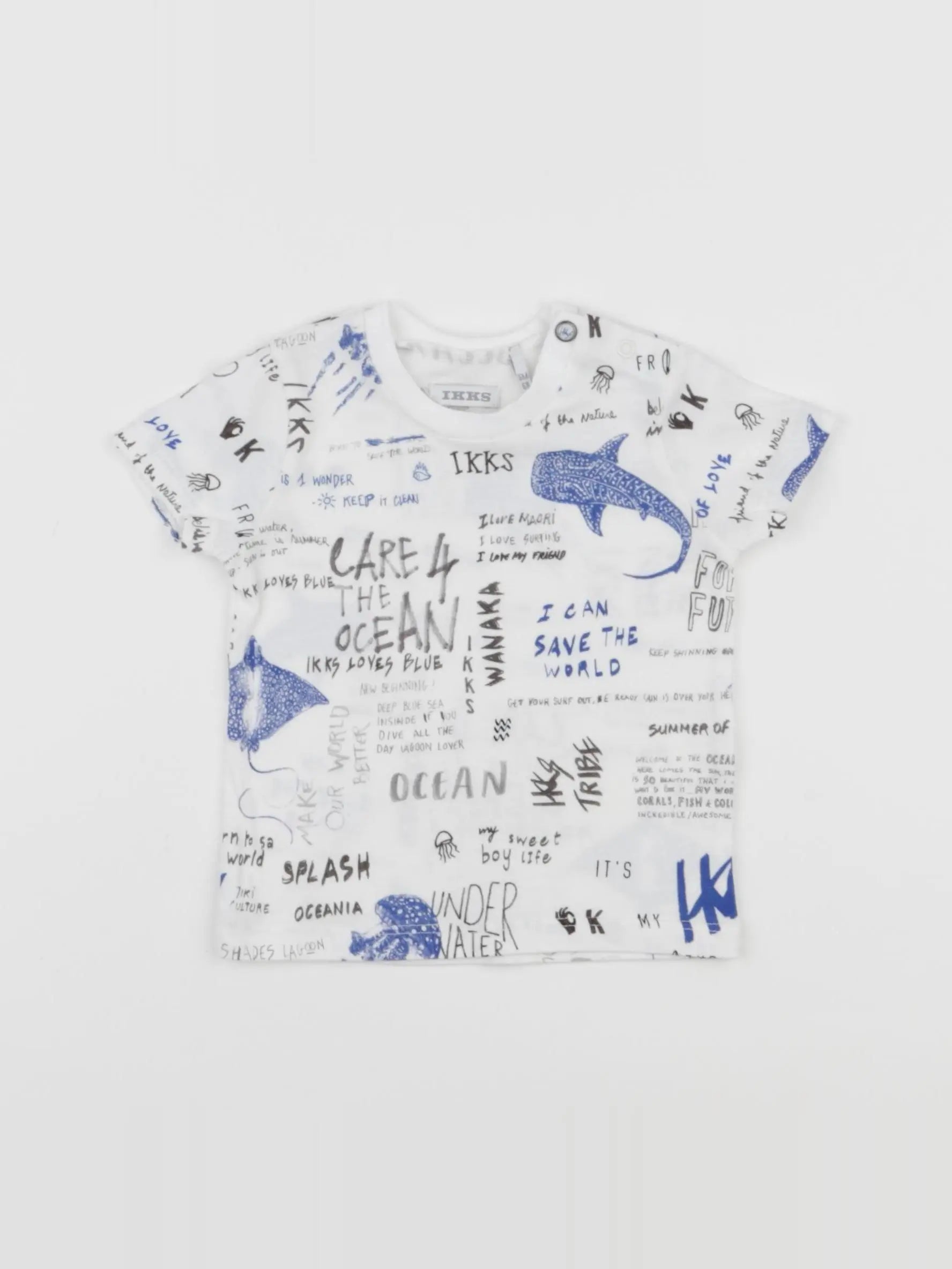 IKKS - tee-shirt multicolore - 6 mois