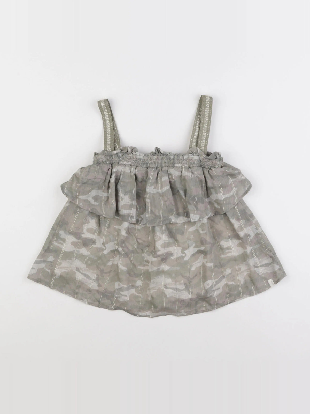 IKKS - blouse vert - 8 ans