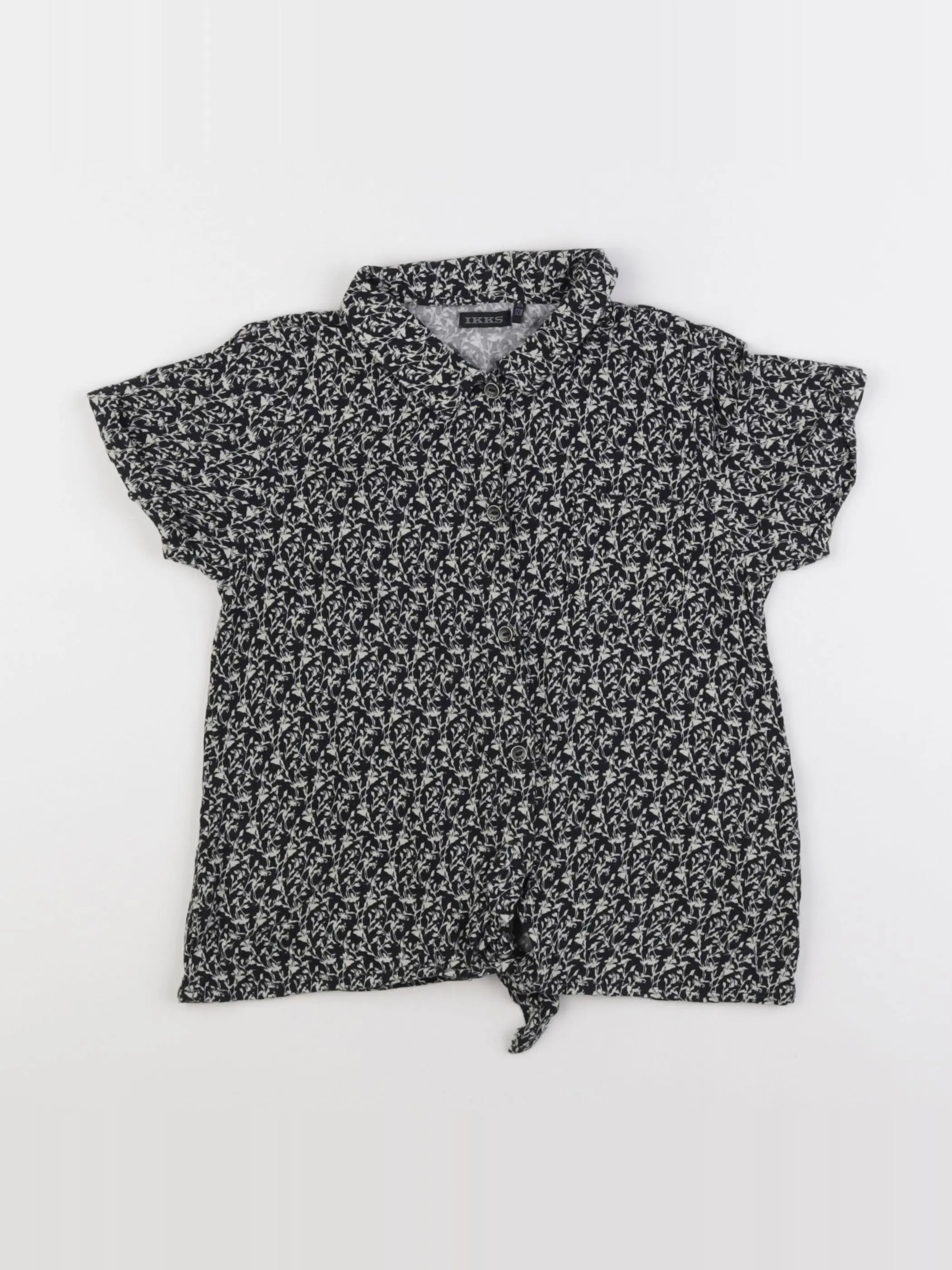 IKKS - blouse noir - 8 ans