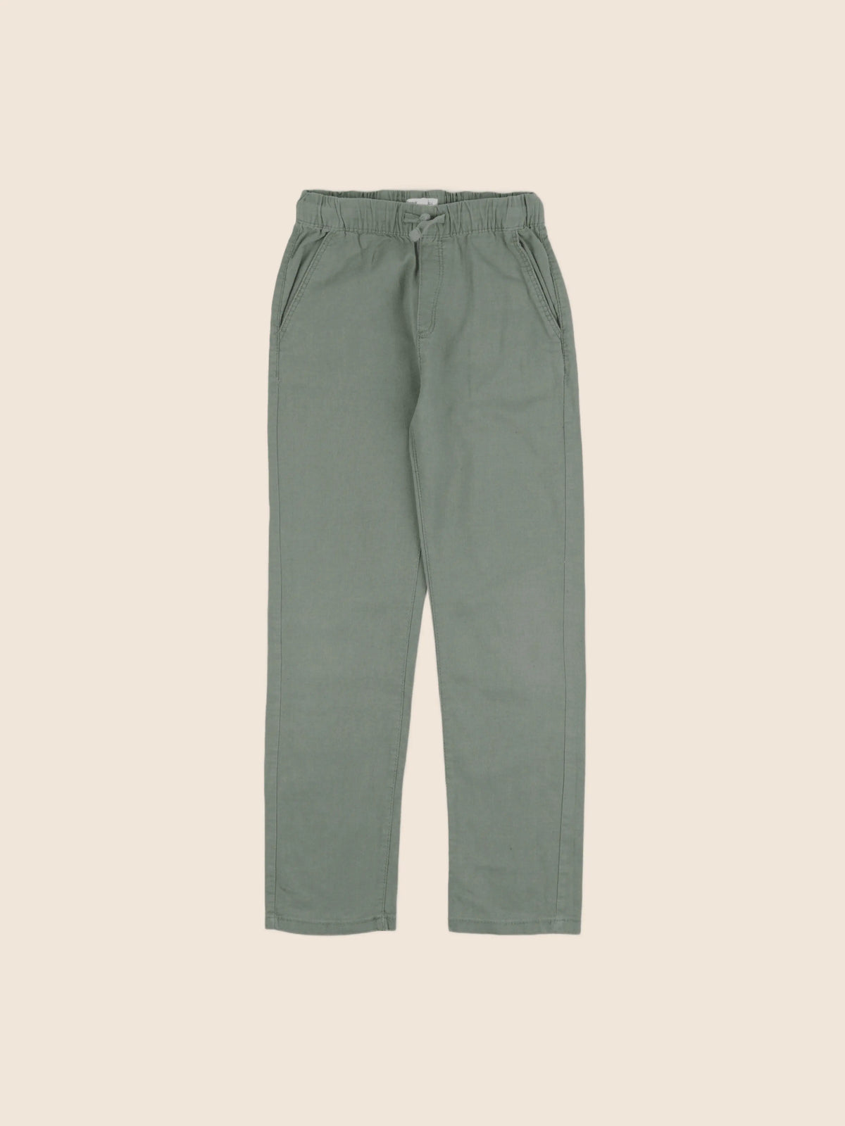 Vertbaudet - pantalon vert - 9 ans