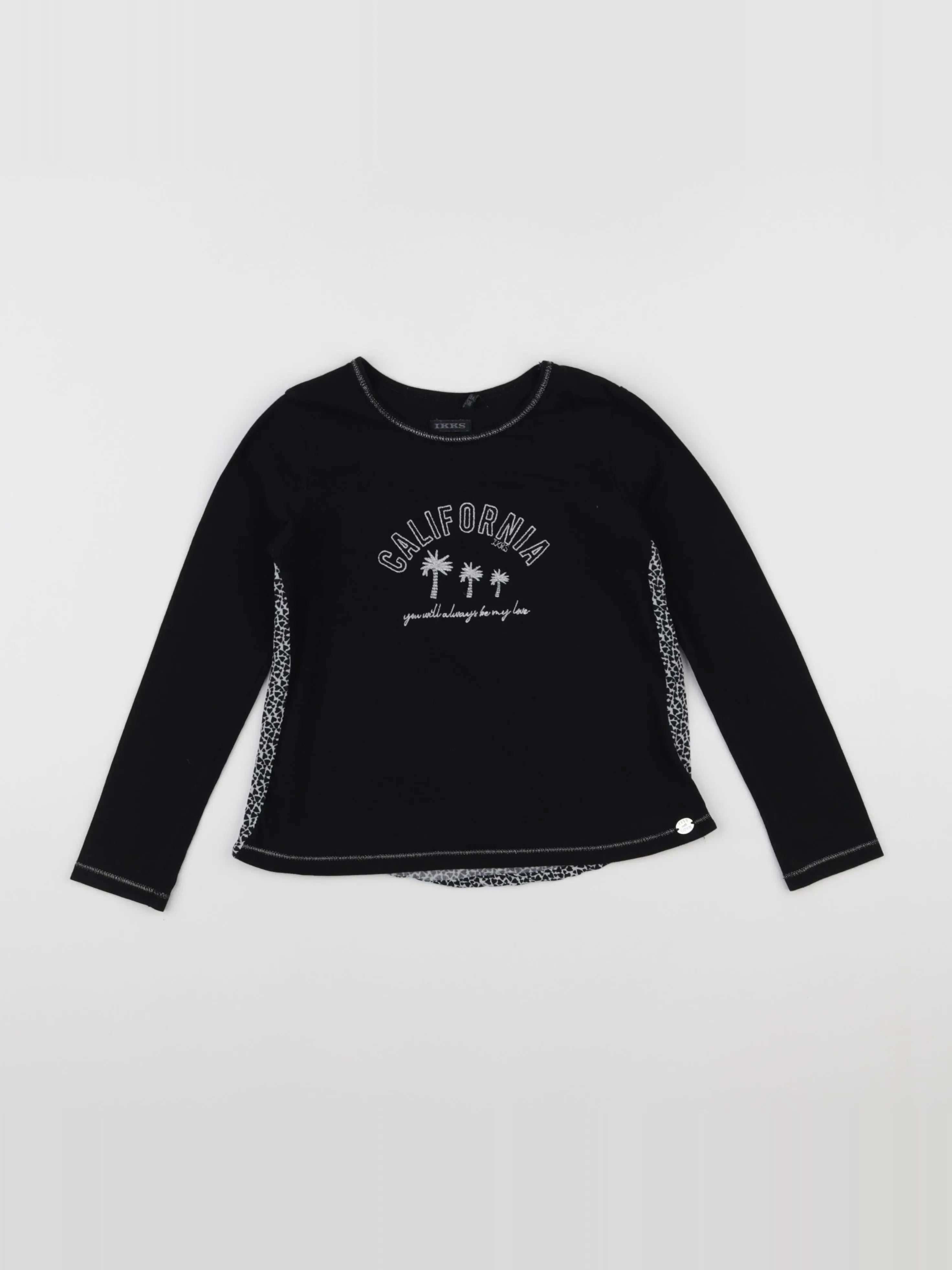 IKKS - tee-shirt noir, gris - 6 ans