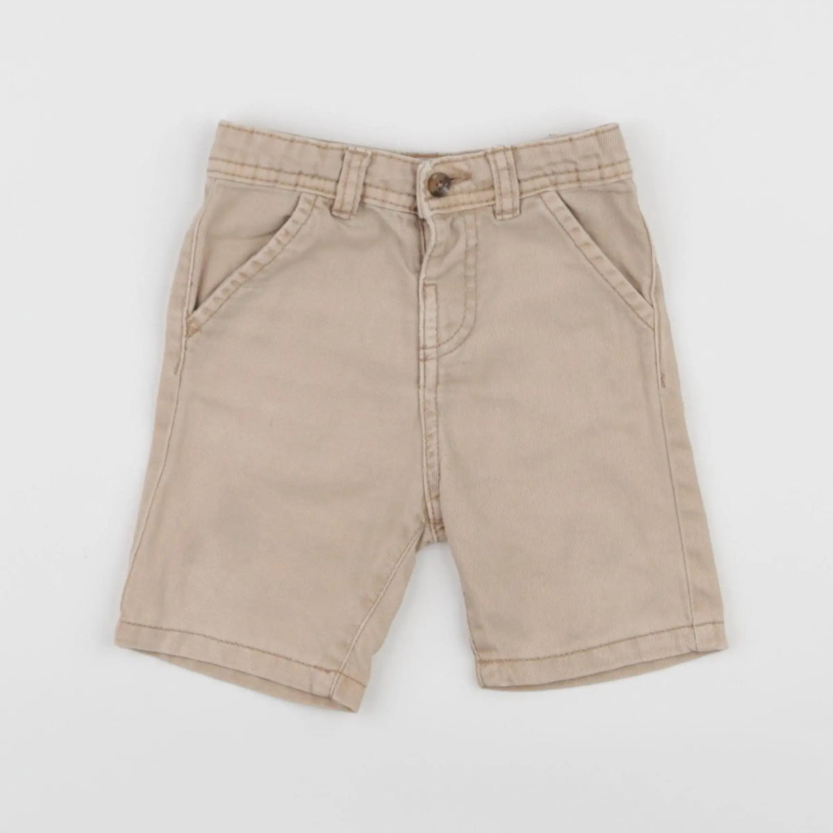 Vertbaudet - short beige - 12 mois