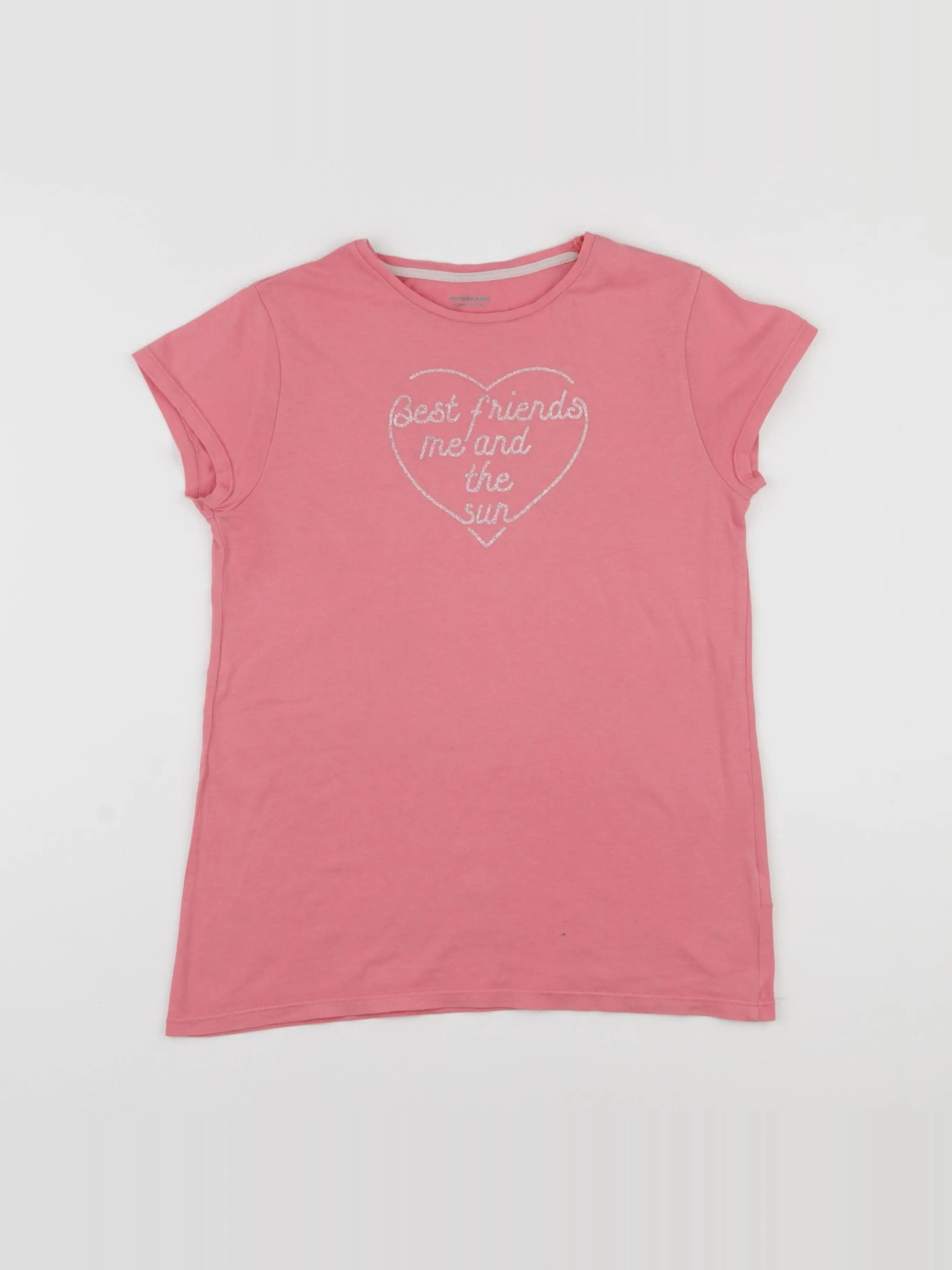 Vertbaudet - tee-shirt rose - 12 ans