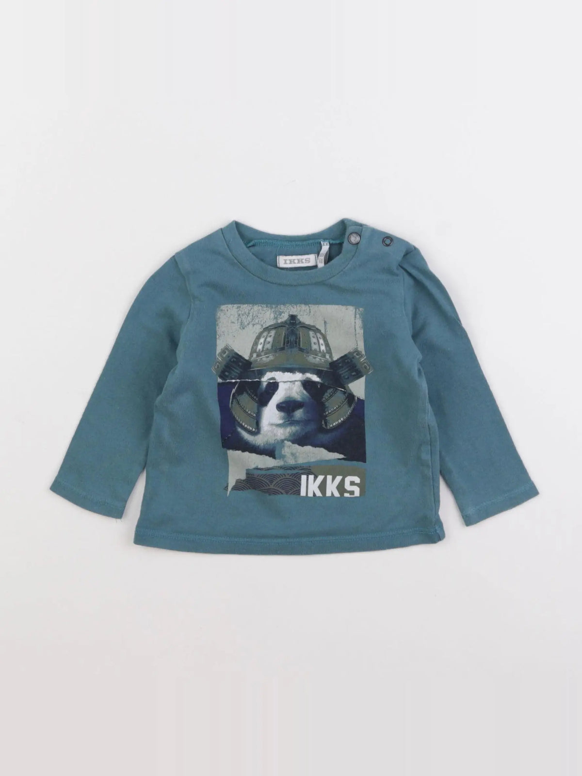 IKKS - tee-shirt bleu - 6 mois