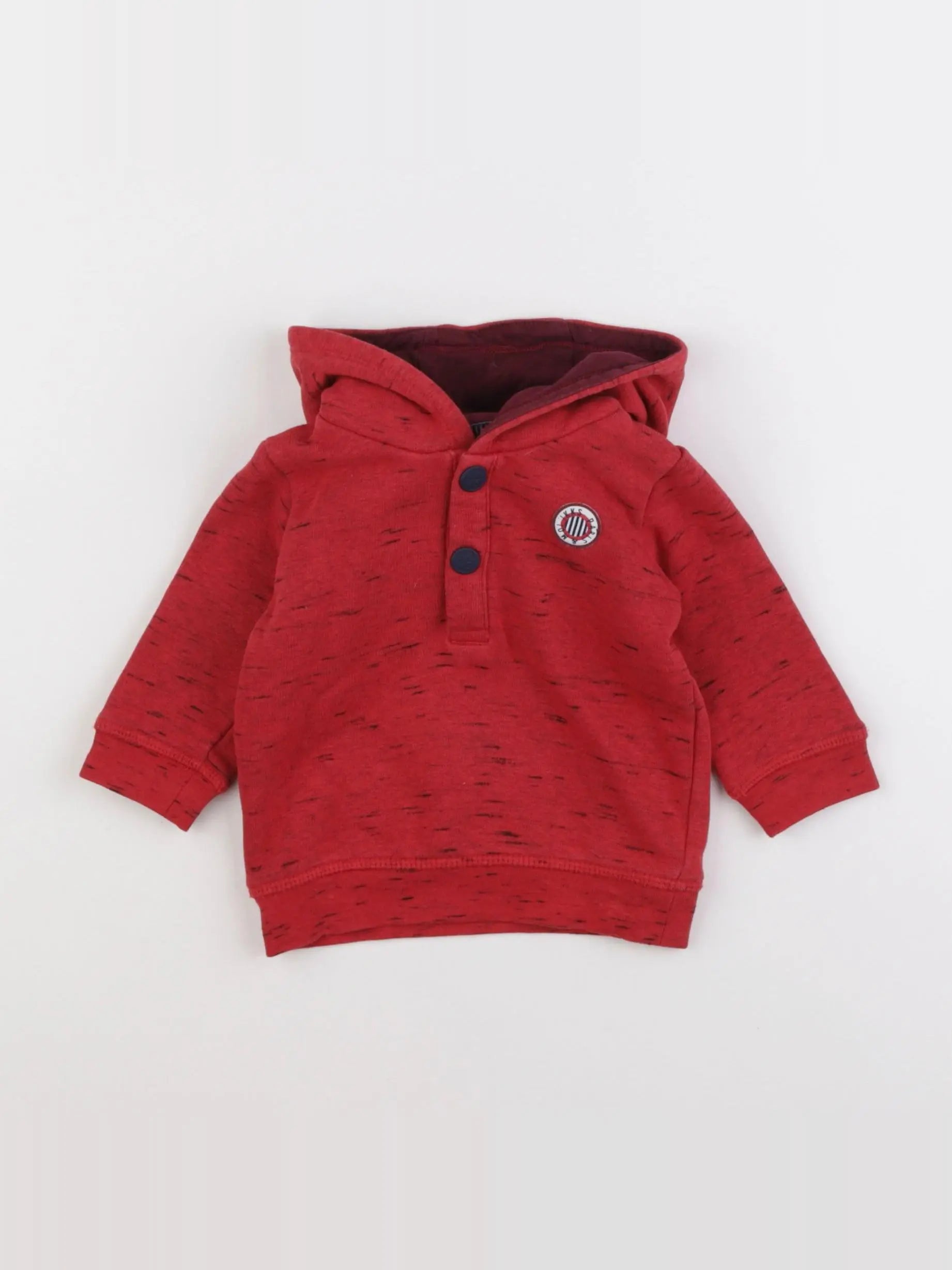 IKKS - sweat imprimé au dos rouge - 6 mois
