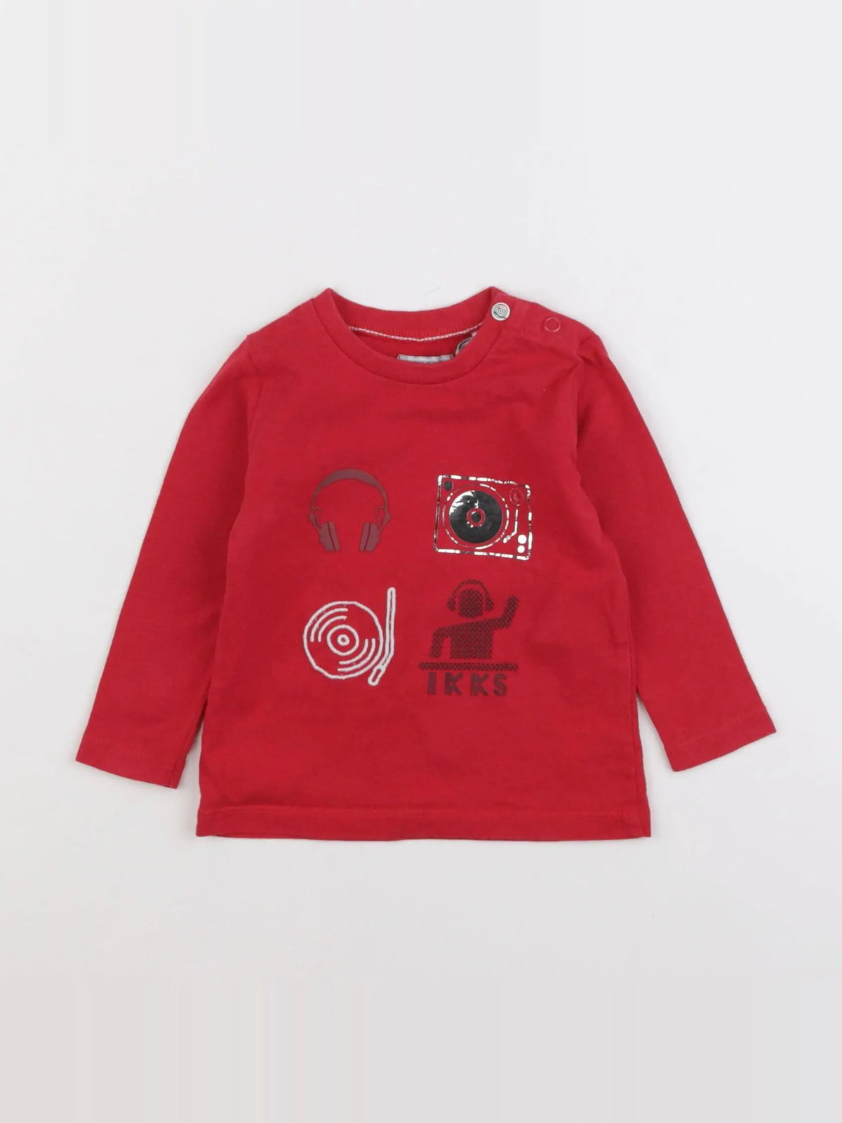 IKKS - tee-shirt rouge - 6 mois