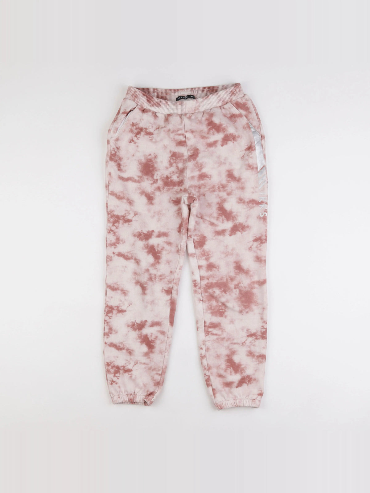 IKKS - jogging blanc, rose - 14 ans