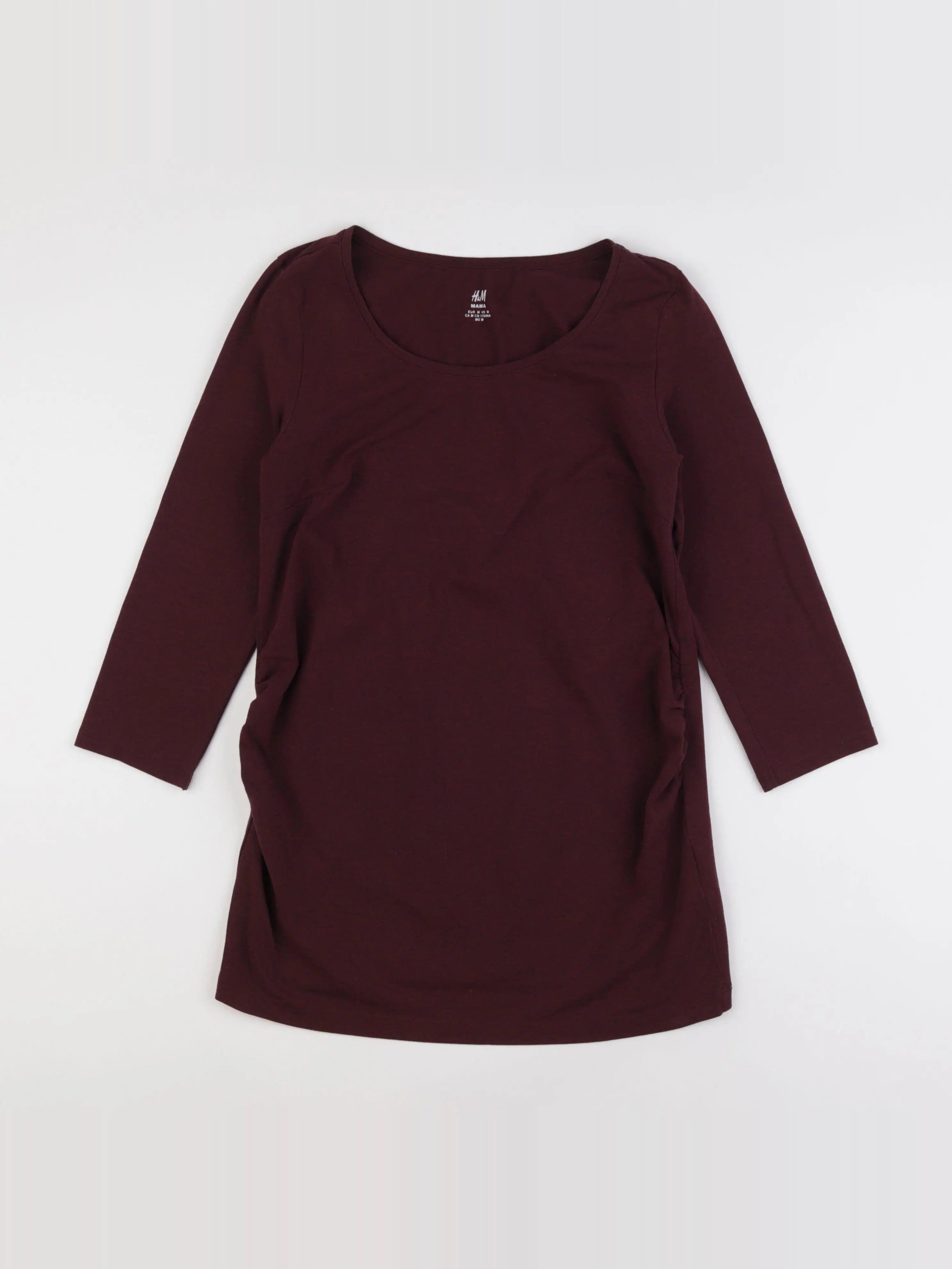 H&M - tee-shirt grossesse rouge - M