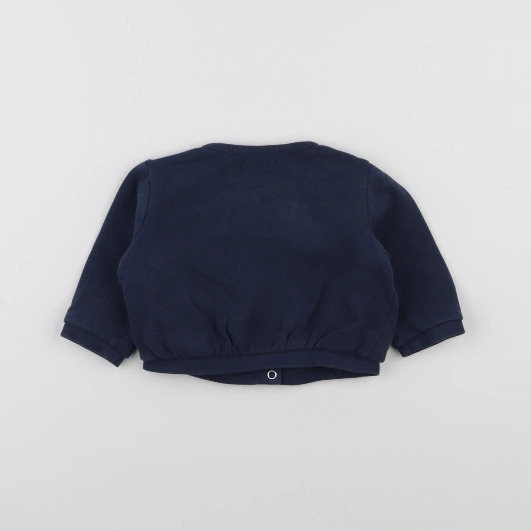 Vertbaudet - sweat bleu - 6 mois