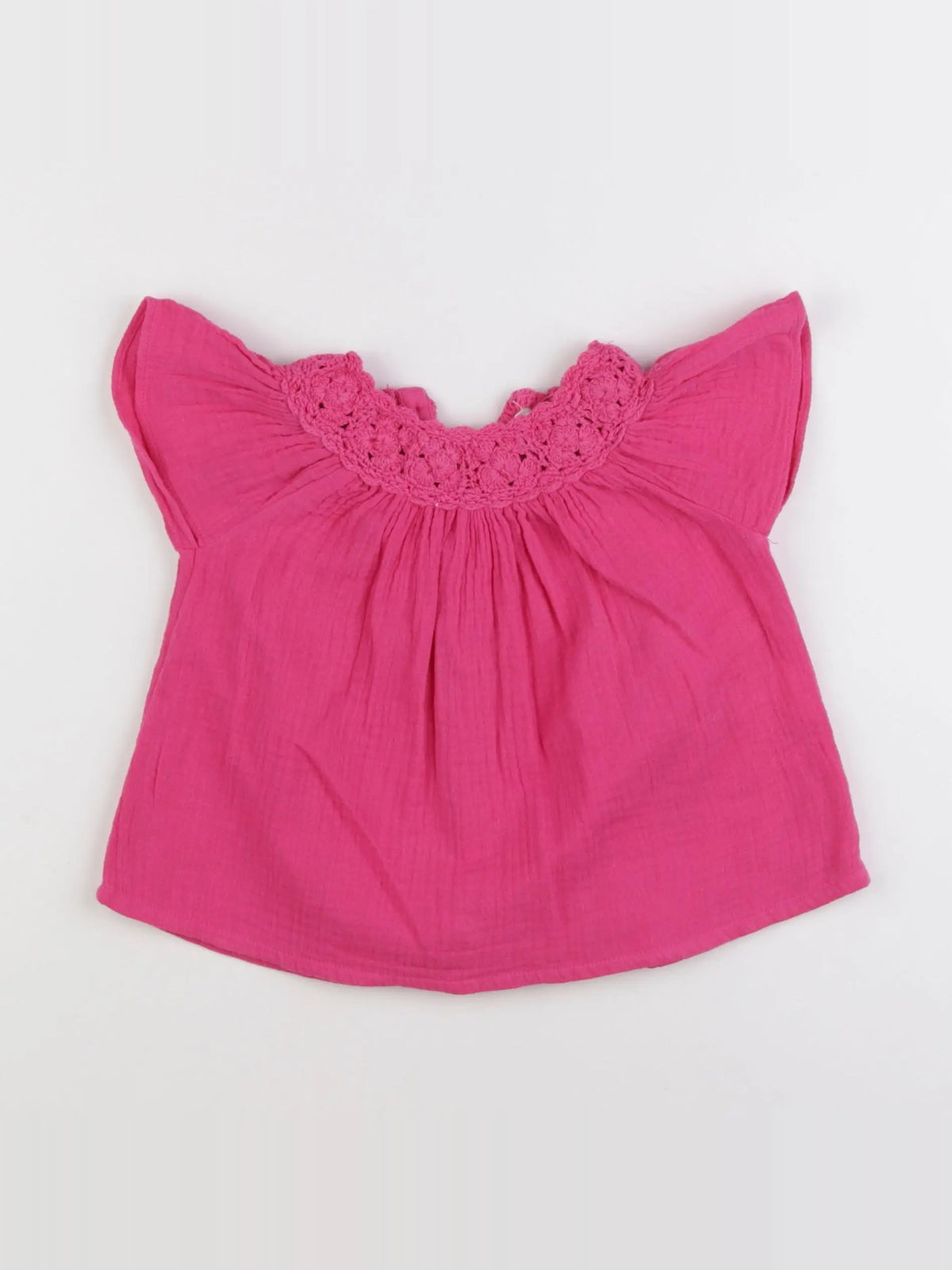 Vertbaudet - blouse rose - 18 mois
