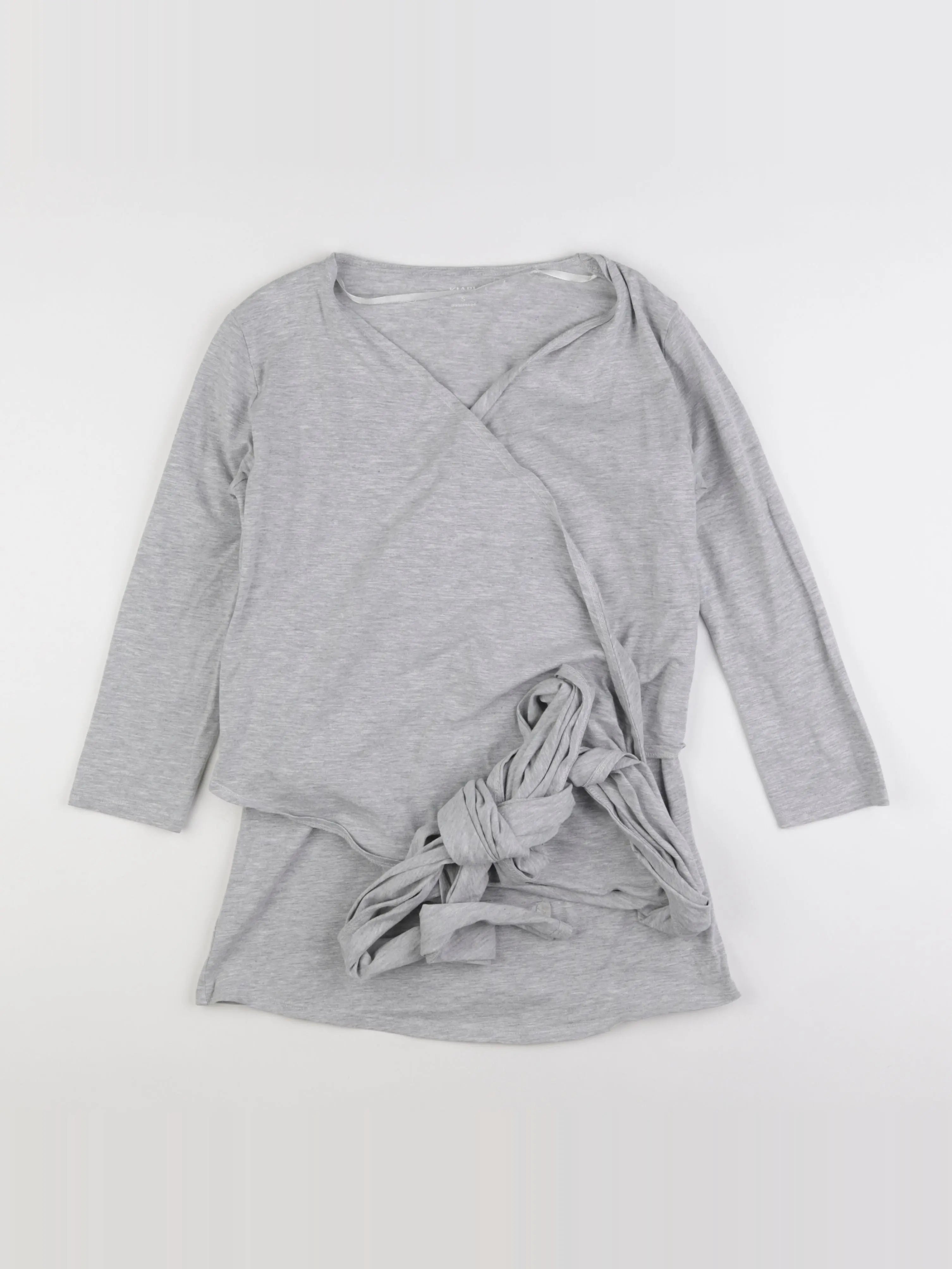 Kiabi - tee-shirt allaitement gris - s