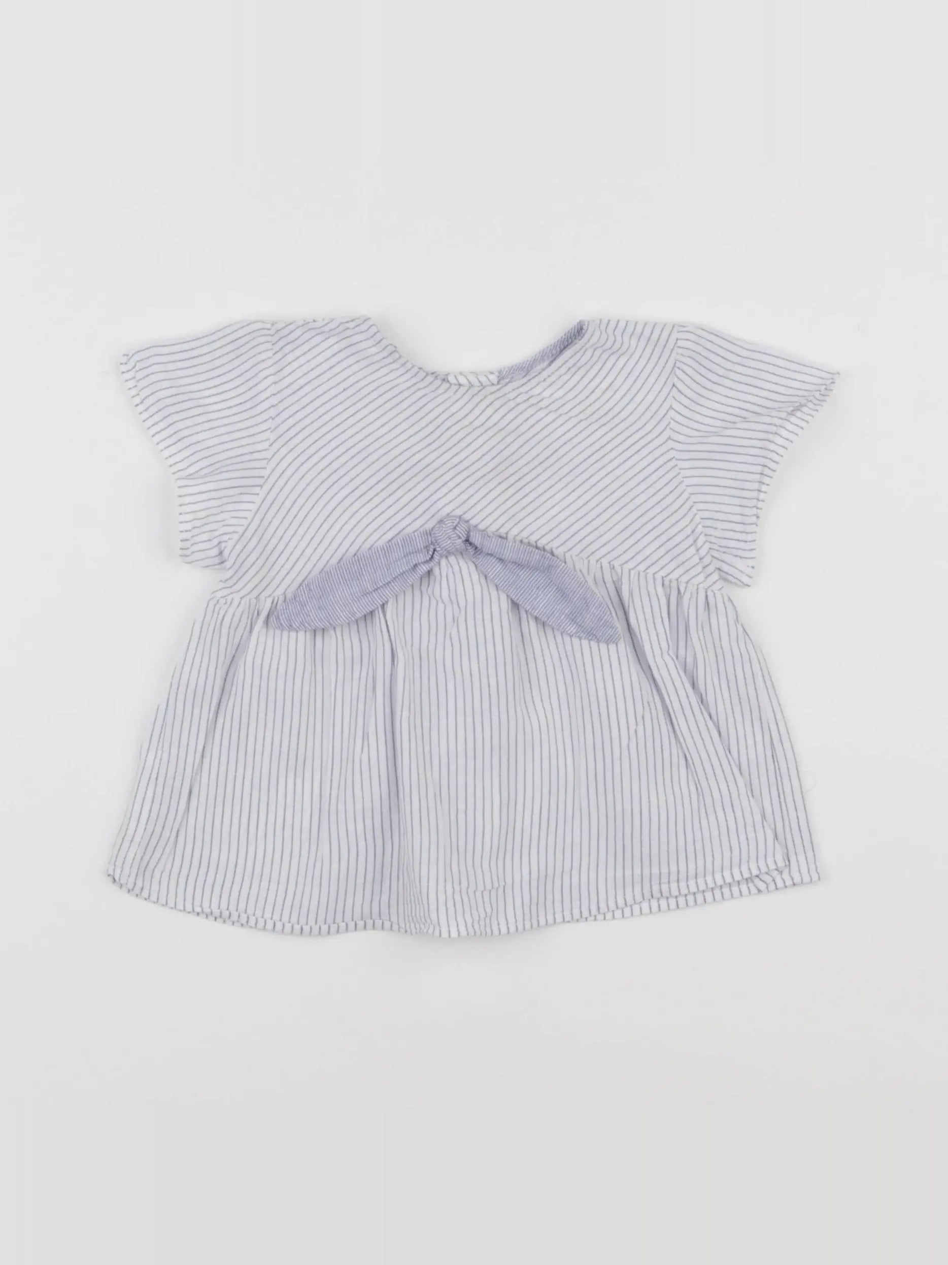 Zara - blouse bleu - 9/12 mois