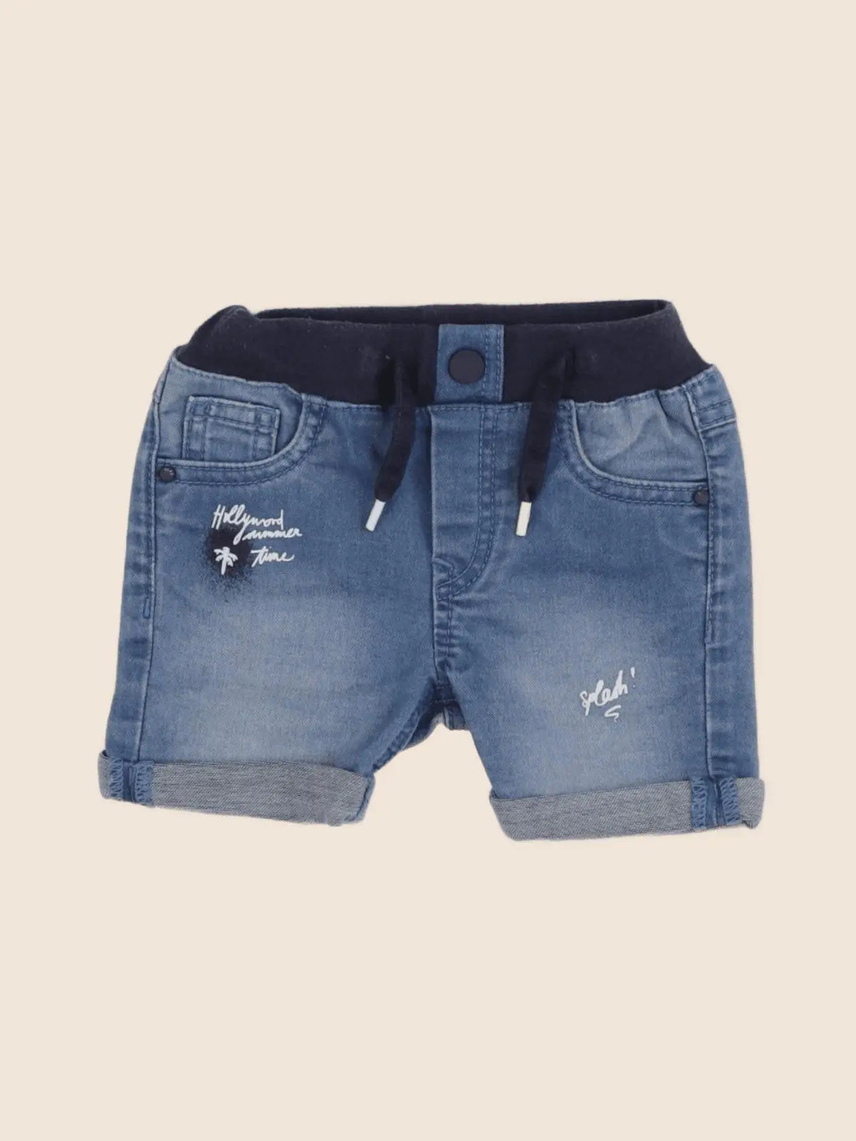 IKKS - short bleu - 3 mois