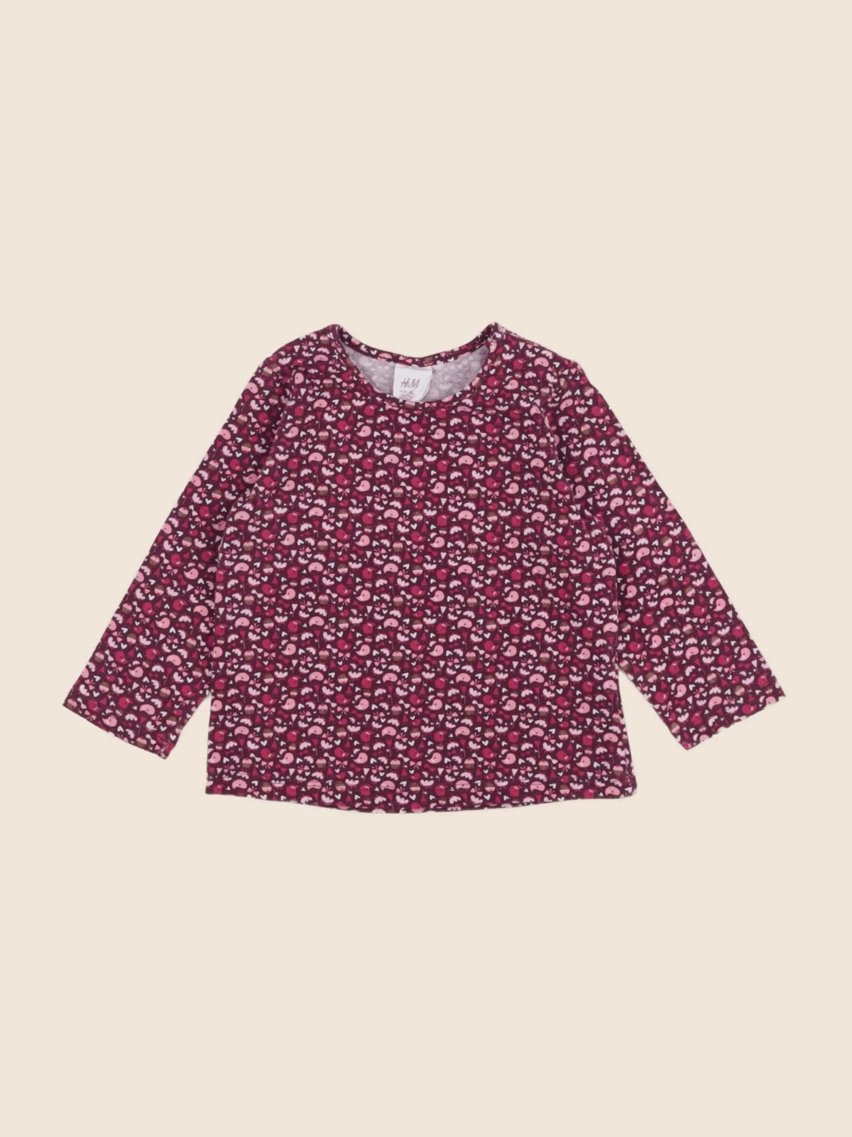 H&M - tee-shirt multicolore - 6/9 mois