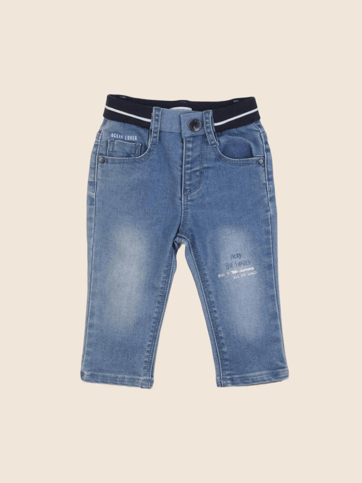 IKKS - jean bleu - 6 mois