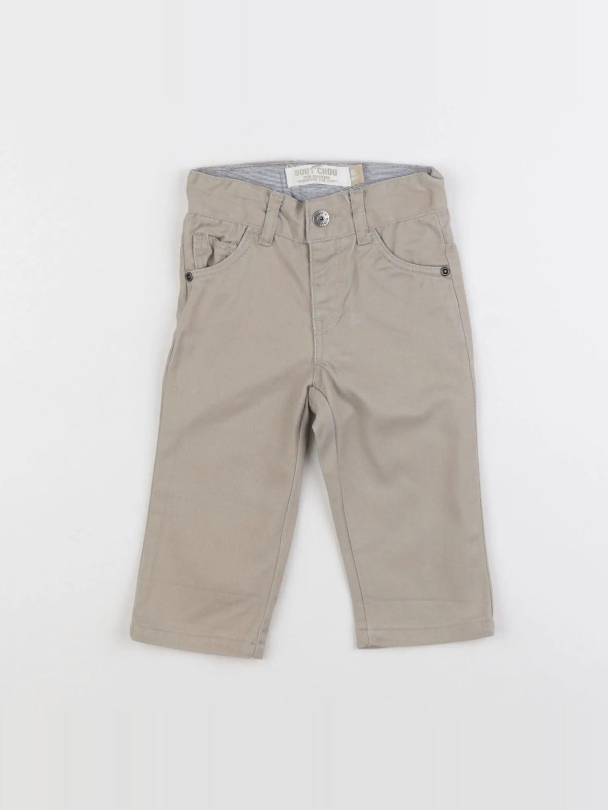Boutchou - pantalon beige - 6 mois