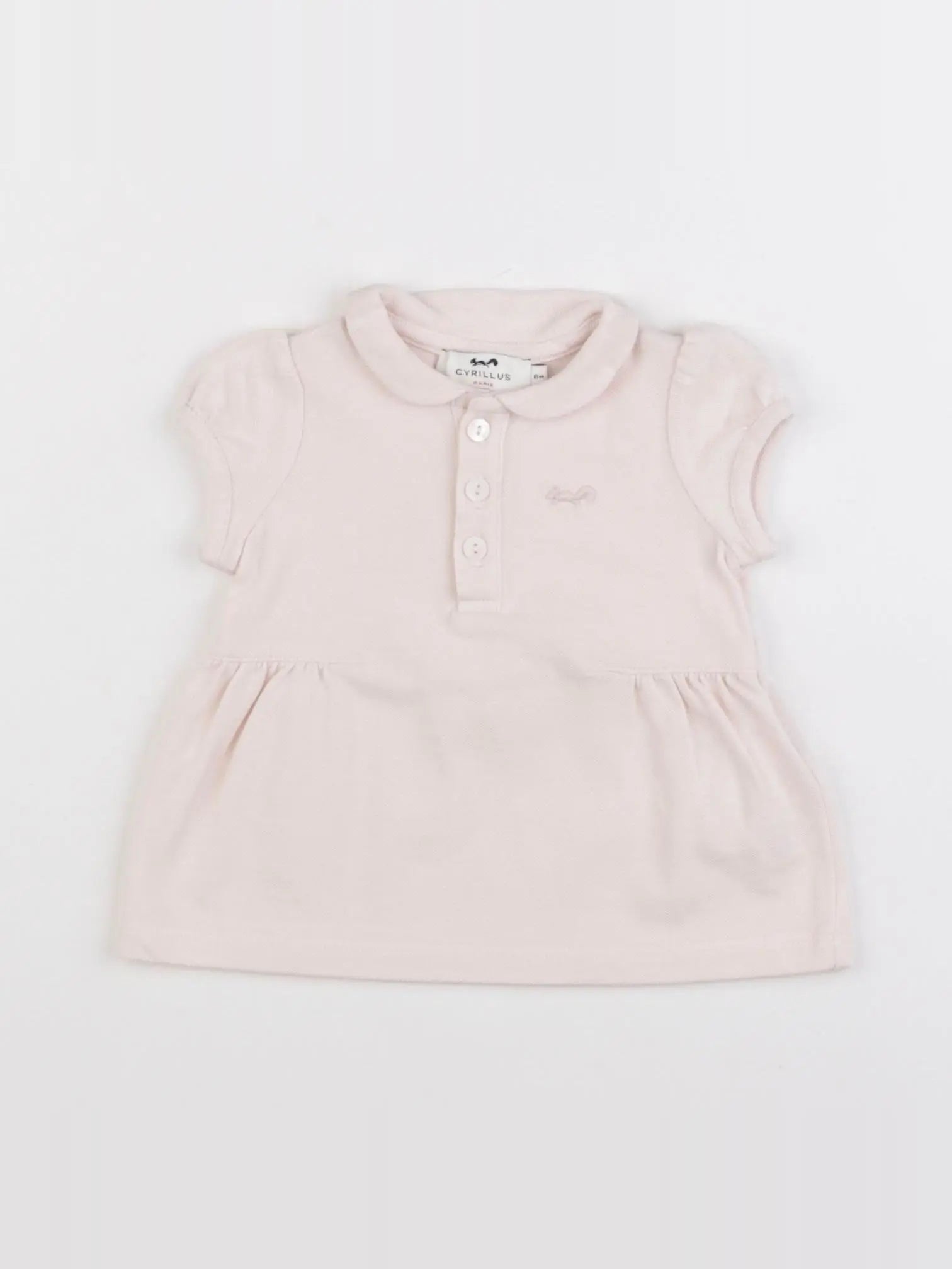 Cyrillus - polo rose - 6 mois