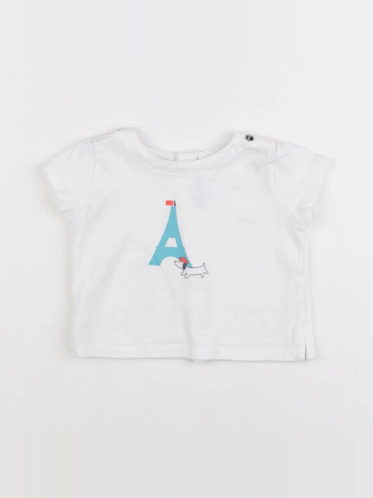 Jacadi - tee-shirt blanc - 6 mois