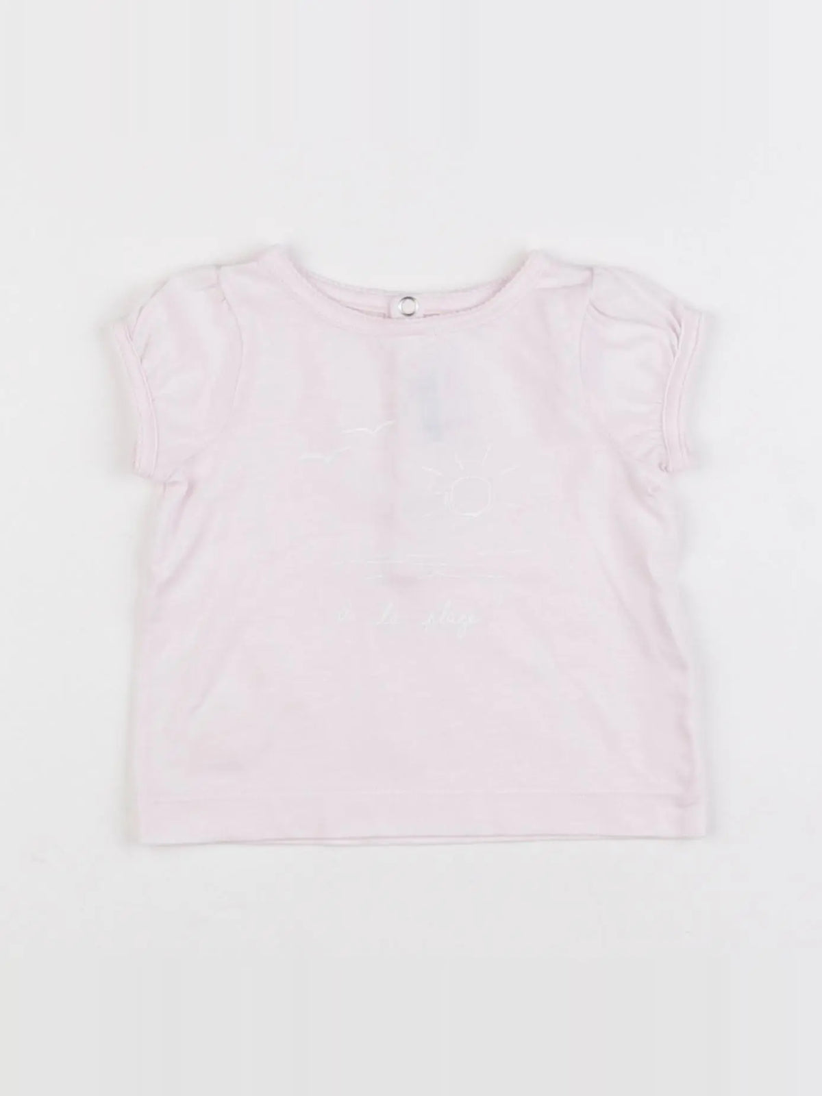 Jacadi - tee-shirt rose - 6 mois