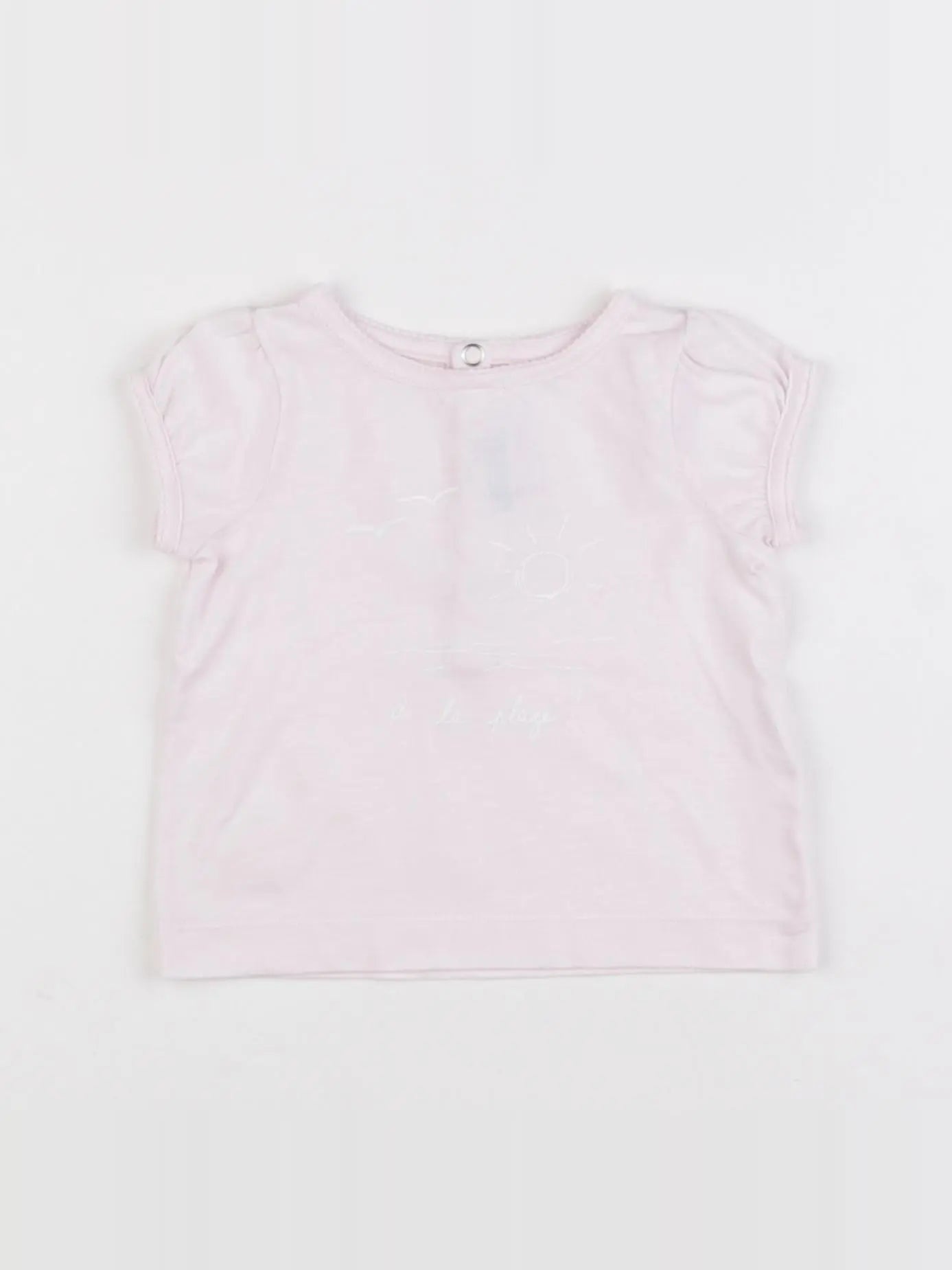 Jacadi - tee-shirt rose - 6 mois