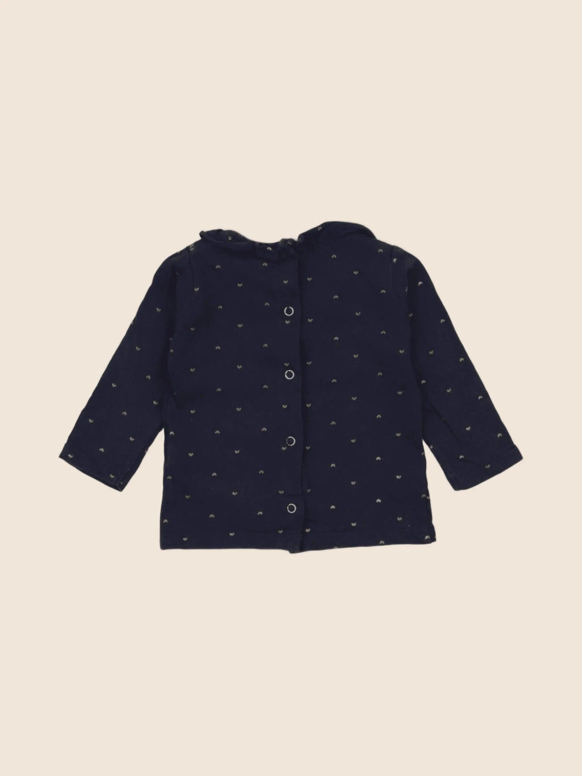 Vertbaudet - tee-shirt bleu - 9 mois