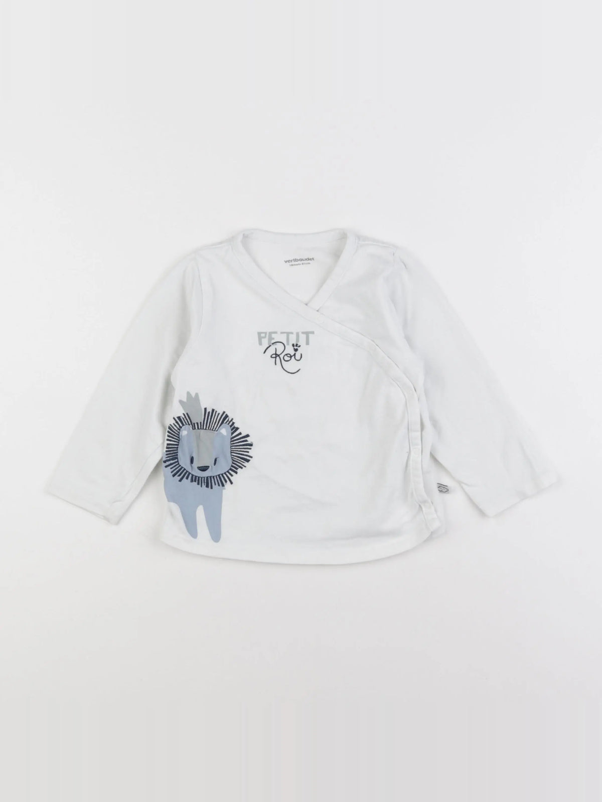 Vertbaudet - tee-shirt blanc - 18 mois