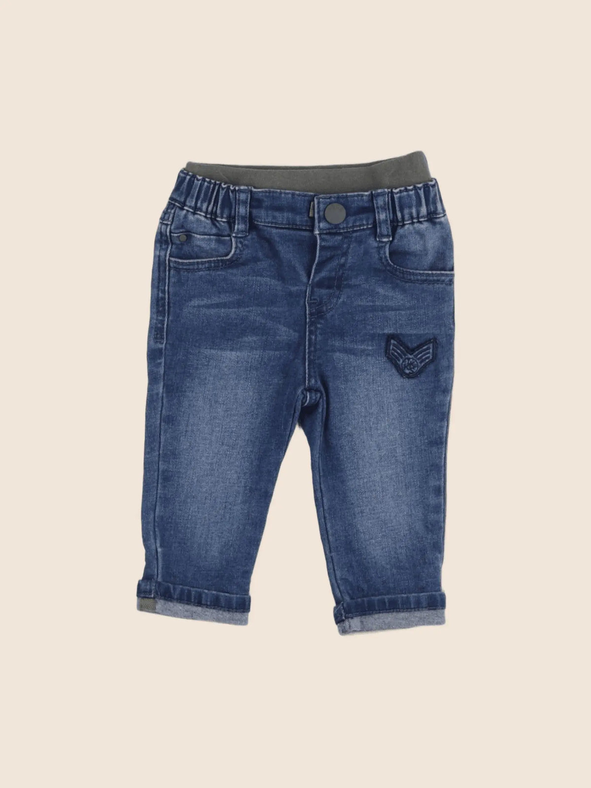 IKKS - jean bleu - 6 mois