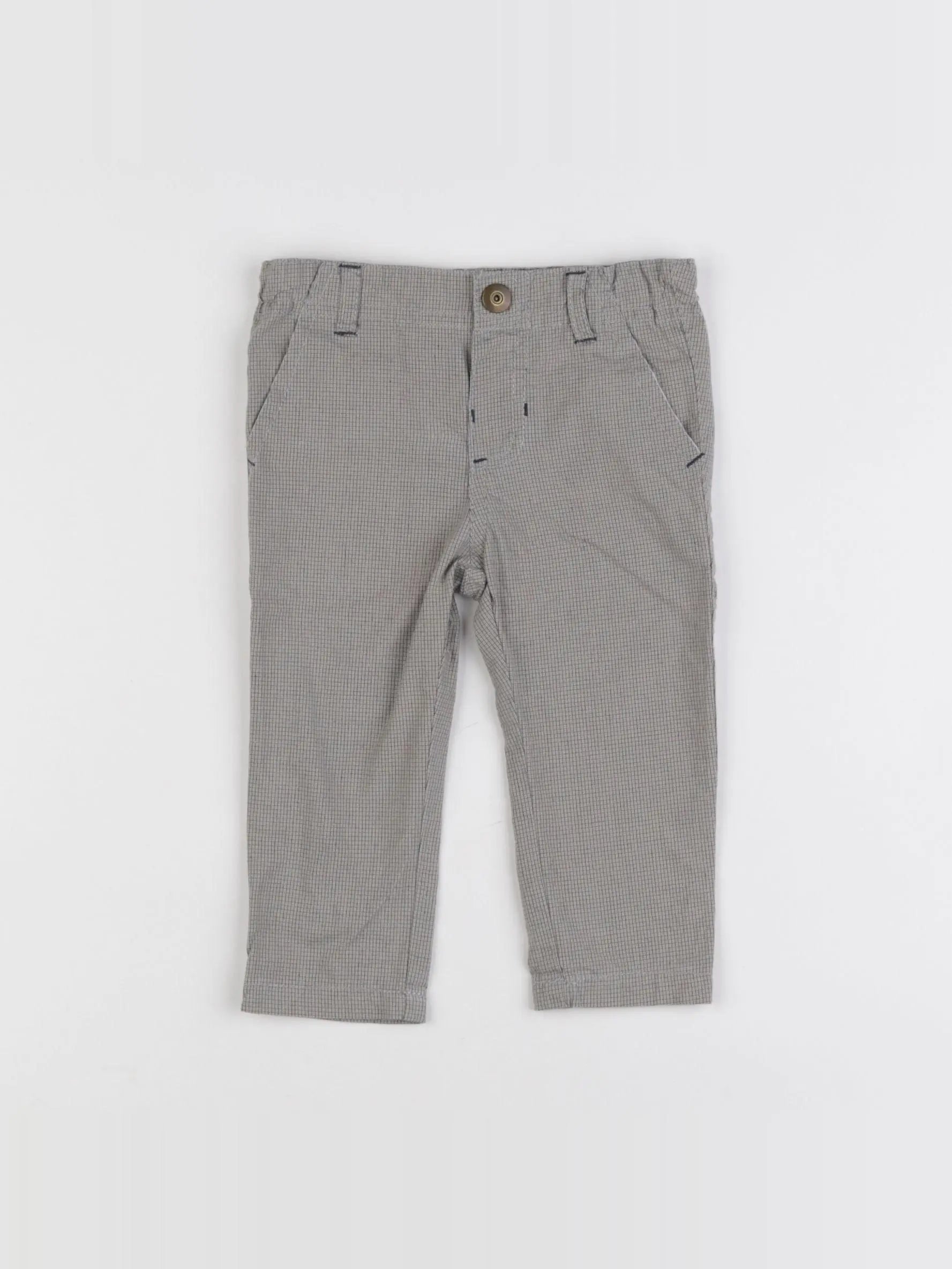 Boutchou - pantalon gris - 6 mois