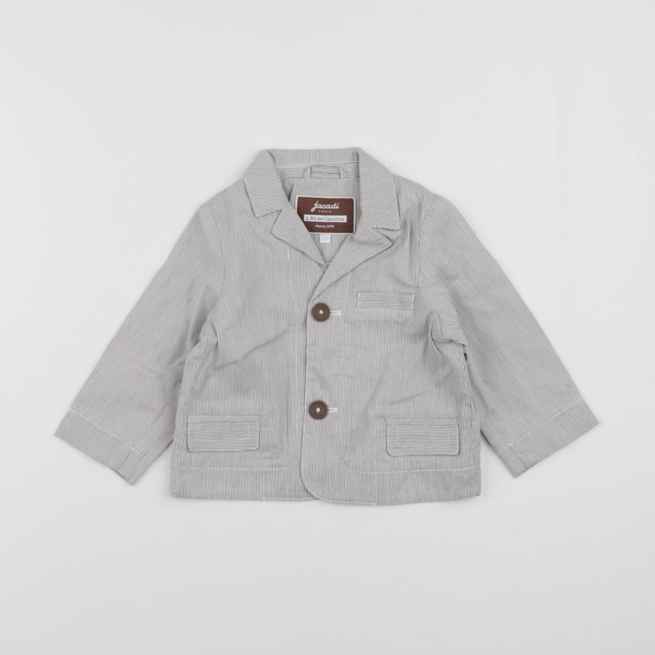 Jacadi - veste beige, blanc - 12 mois