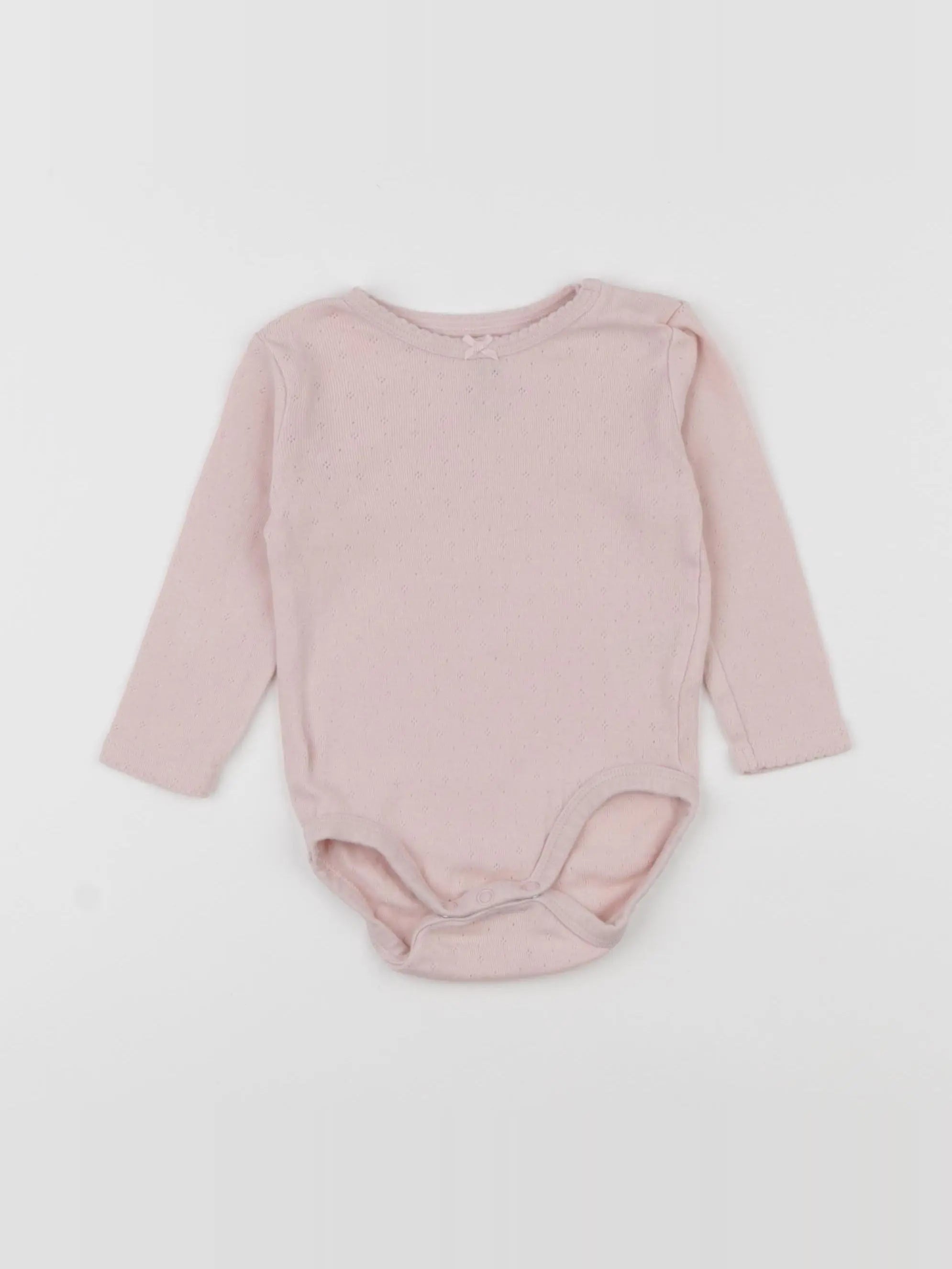 H&M - body rose - 3/6 mois