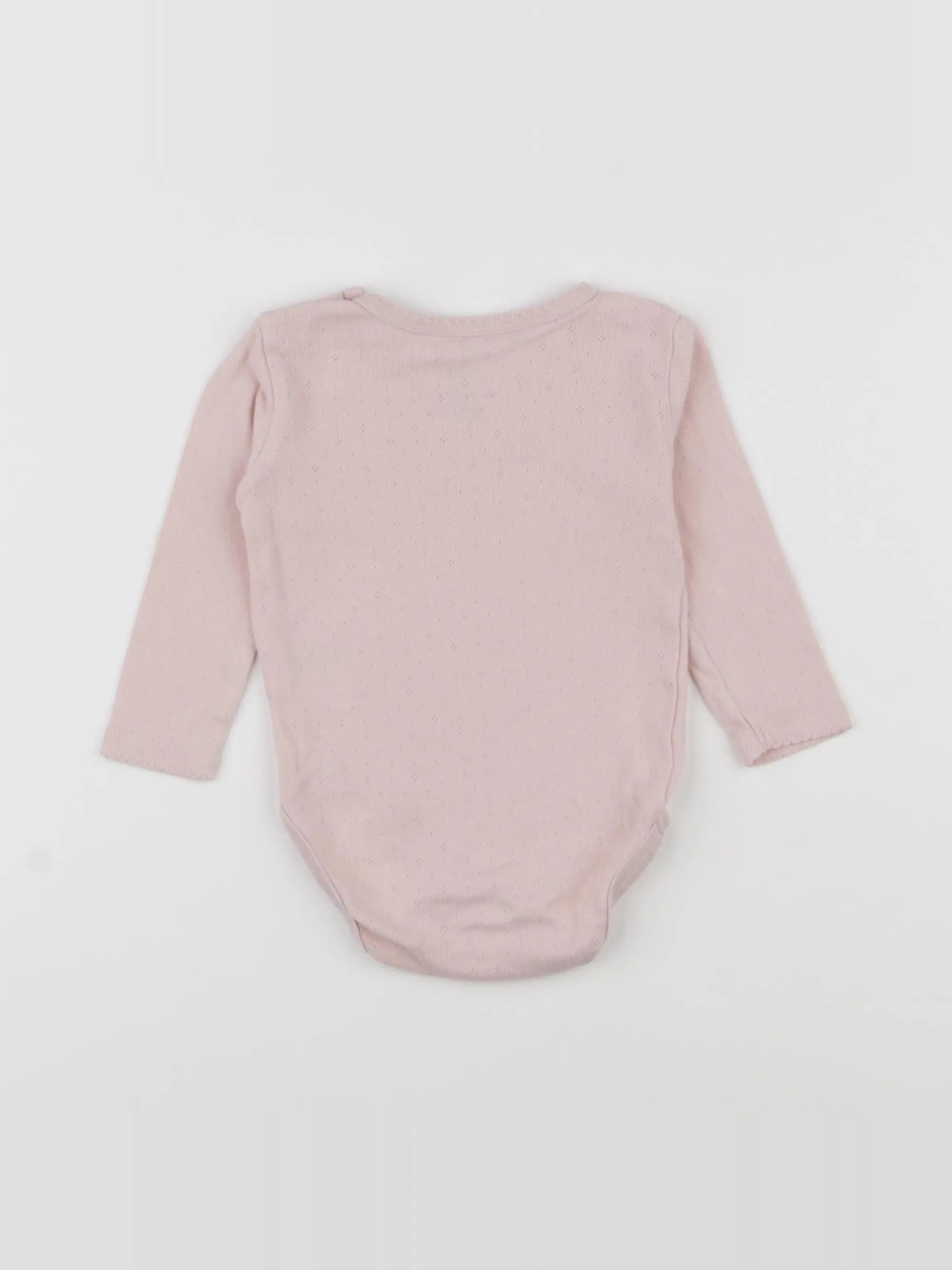 H&M - body rose - 3/6 mois
