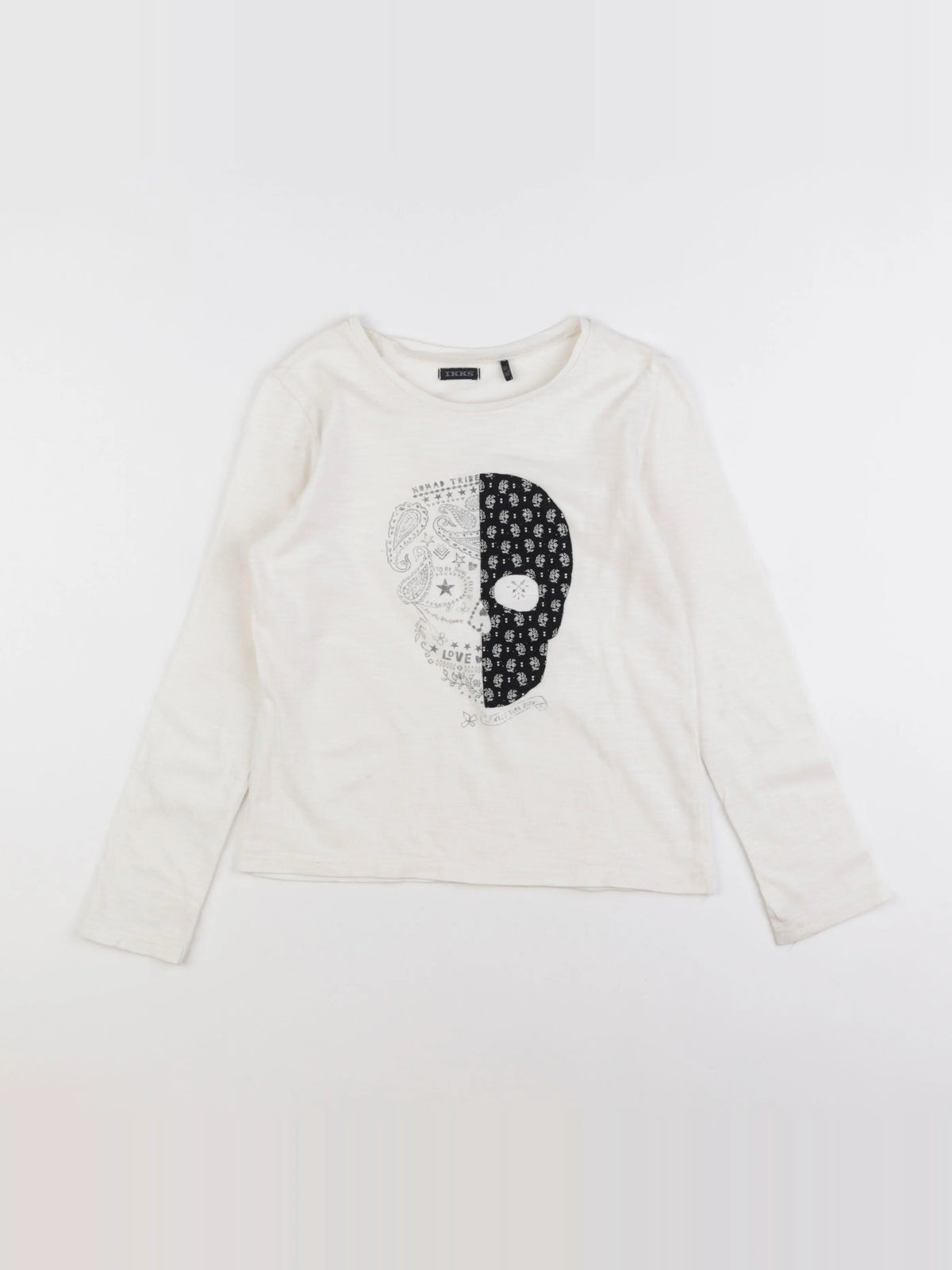 IKKS - tee-shirt blanc - 10 ans