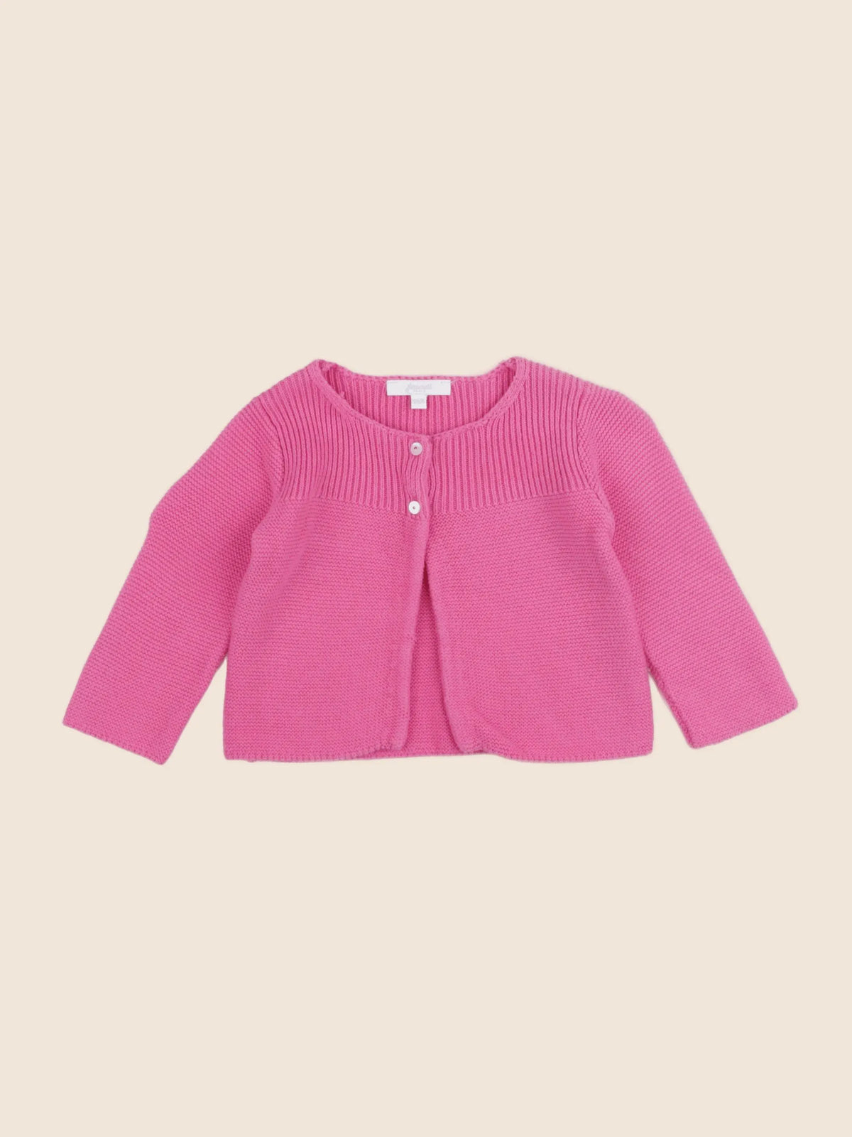 Jacadi - gilet rose - 6 mois