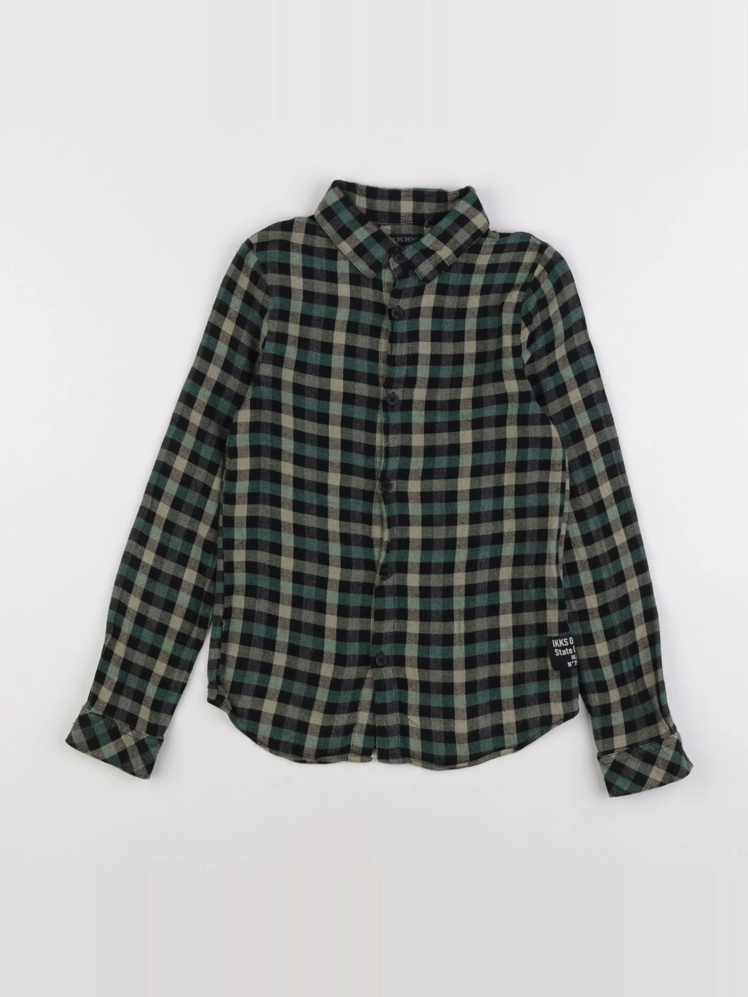 IKKS - chemise vert - 8 ans