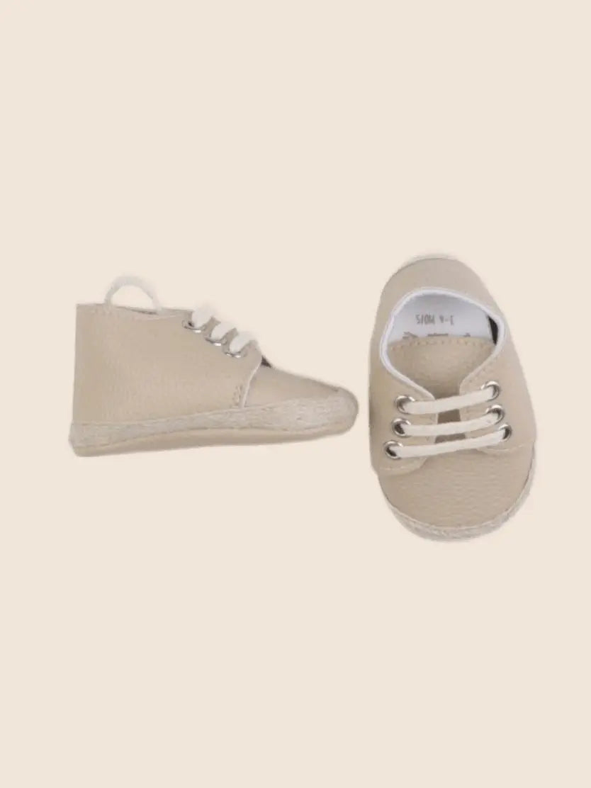 My Baby Factory - chaussons beige - pointure 17 - 3-6 mois