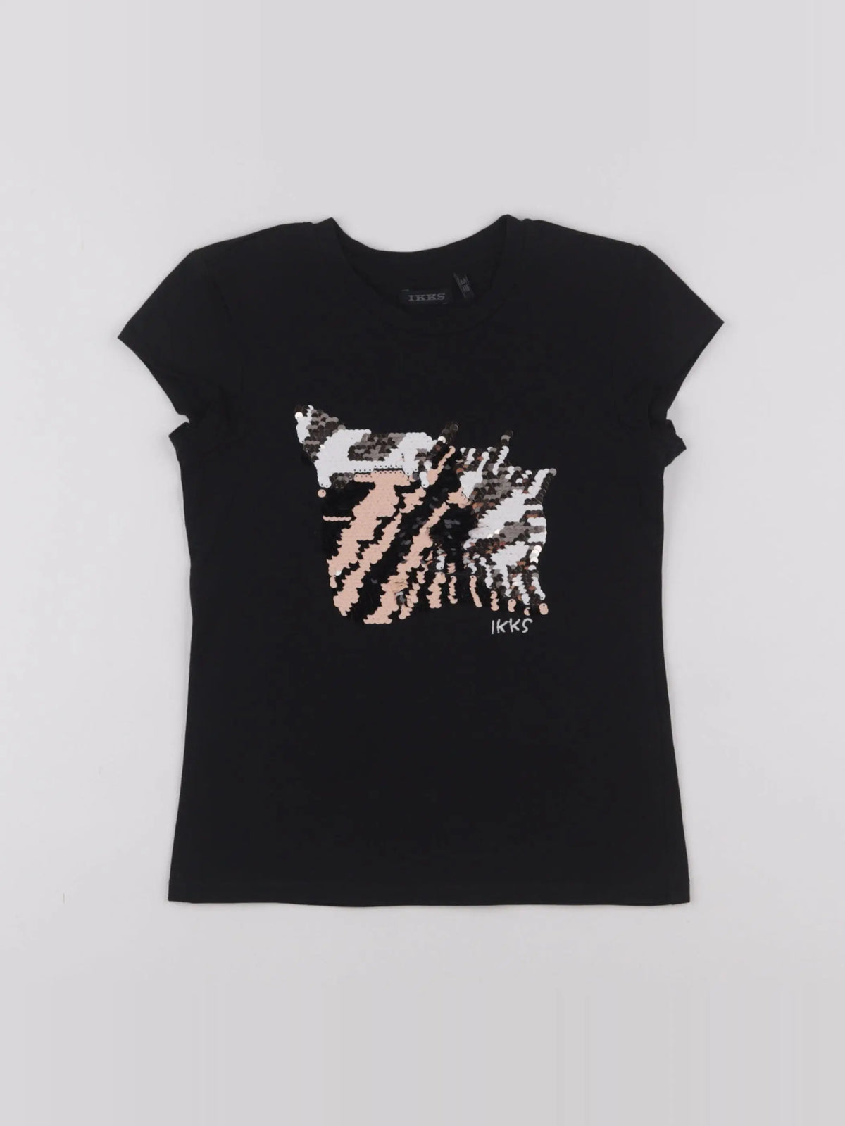 IKKS - tee-shirt noir - 6 ans