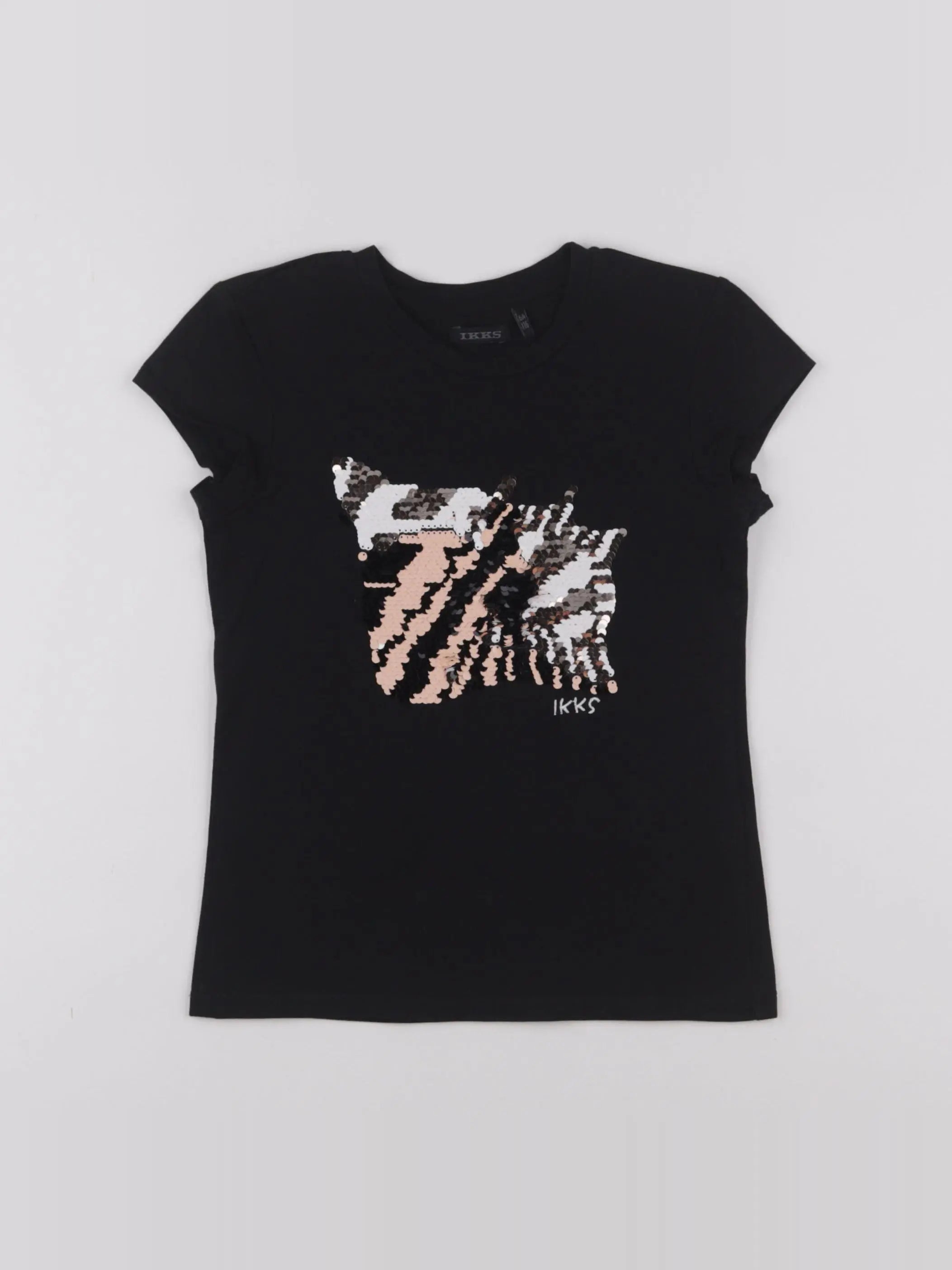 IKKS - tee-shirt noir - 6 ans