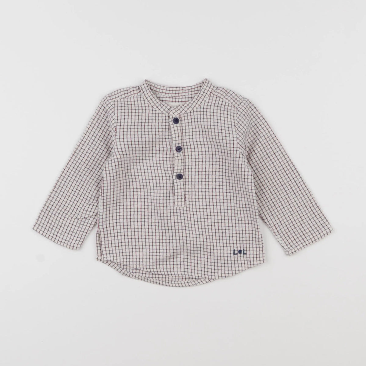 Louis Louise - chemise beige - 12 mois