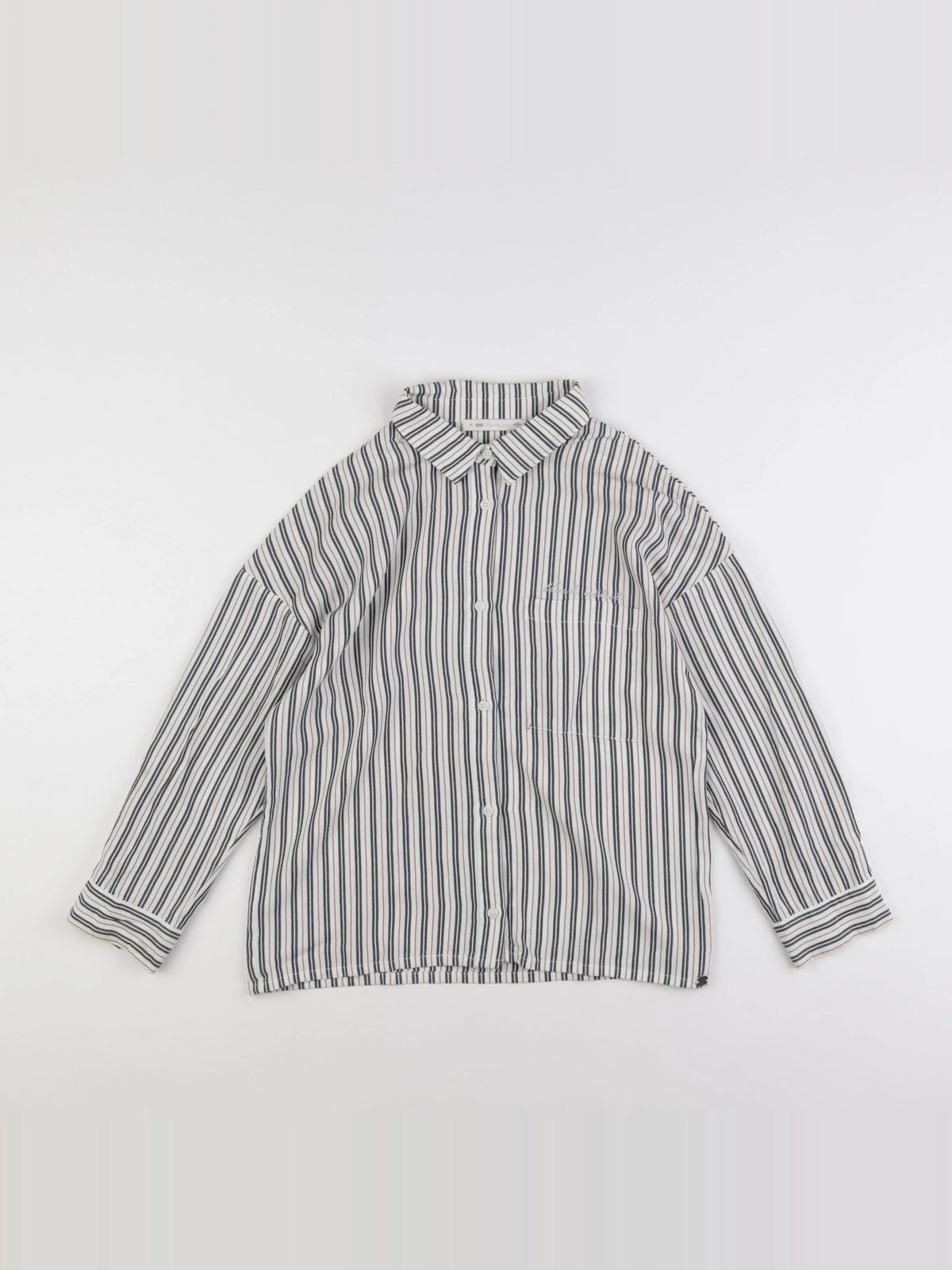 IKKS - chemise blanc, gris - 12 ans