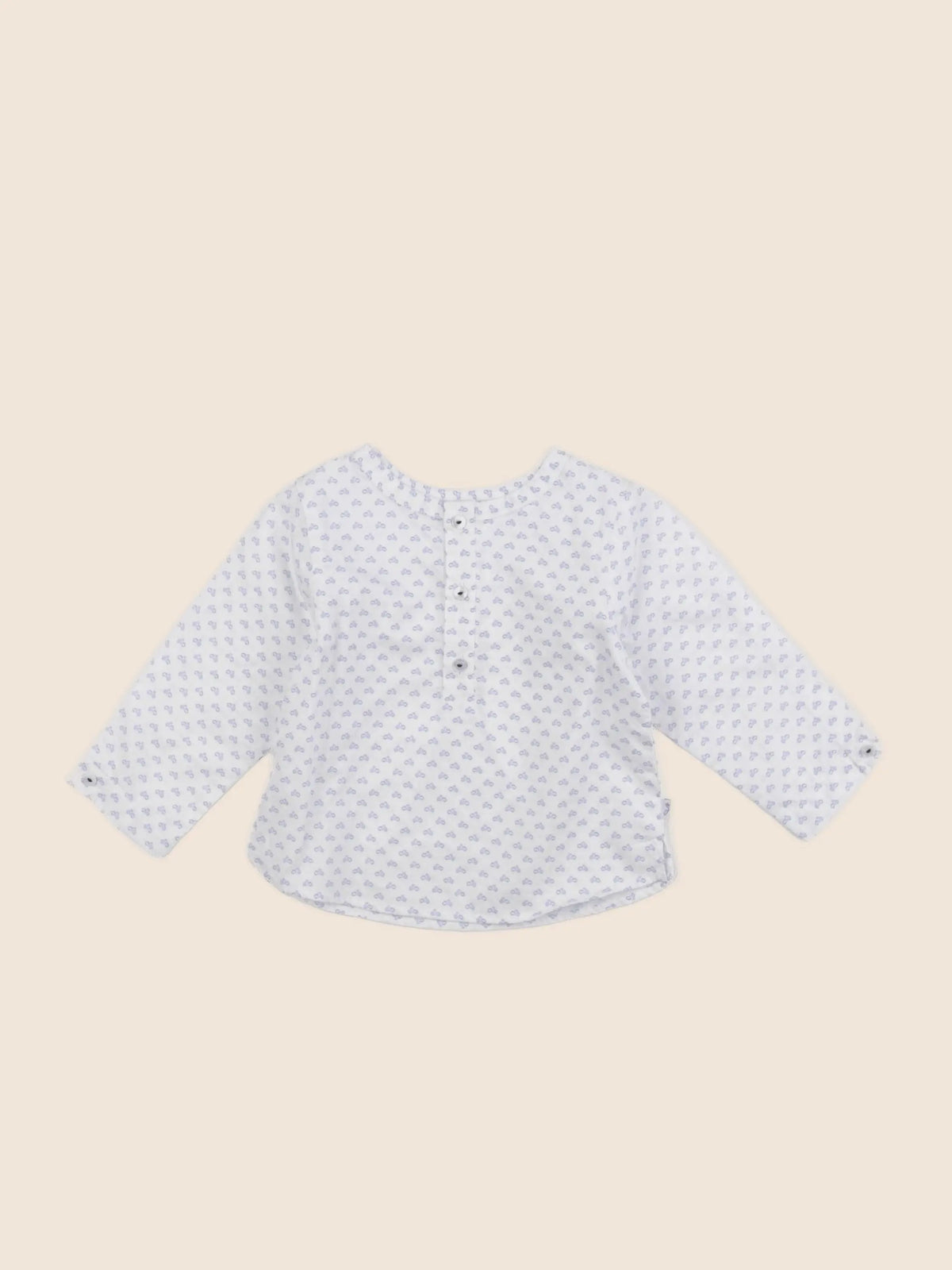 Jacadi - chemise bleu - 12 mois