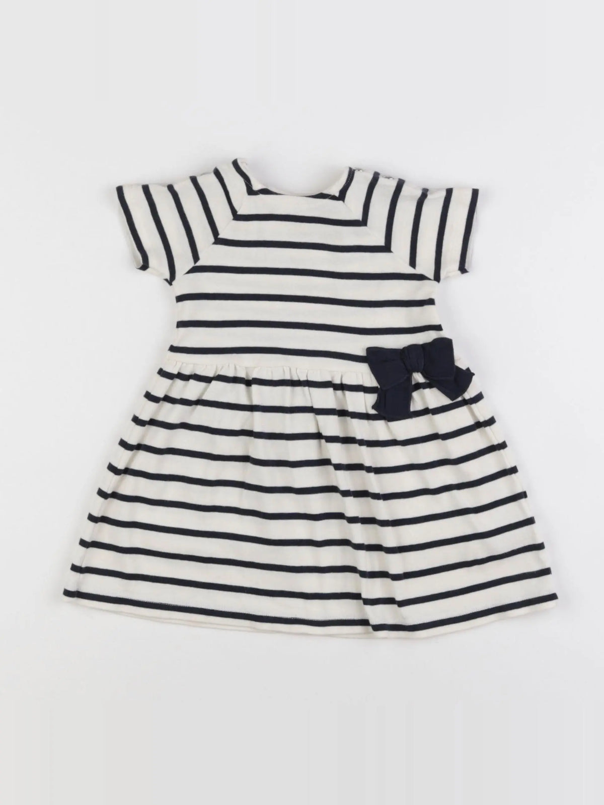 Petit Bateau - robe multicolore - 12 mois