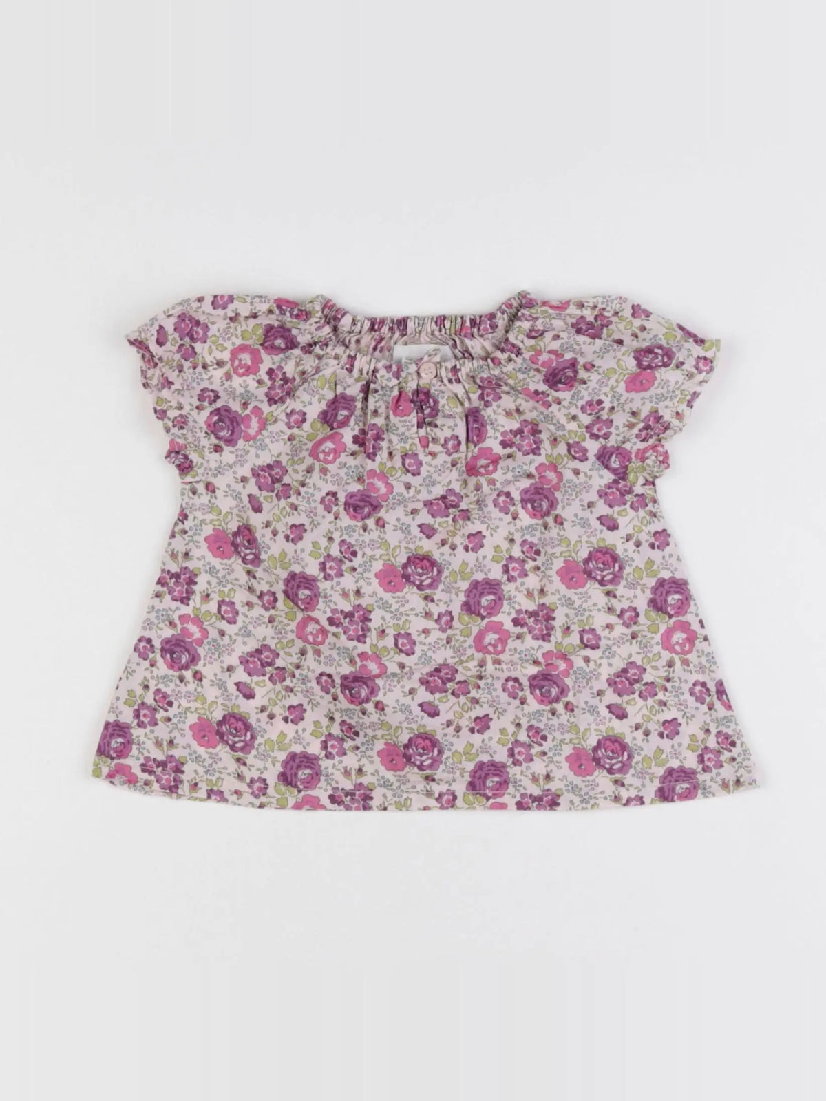 Jacadi - blouse liberty rose - 12 mois