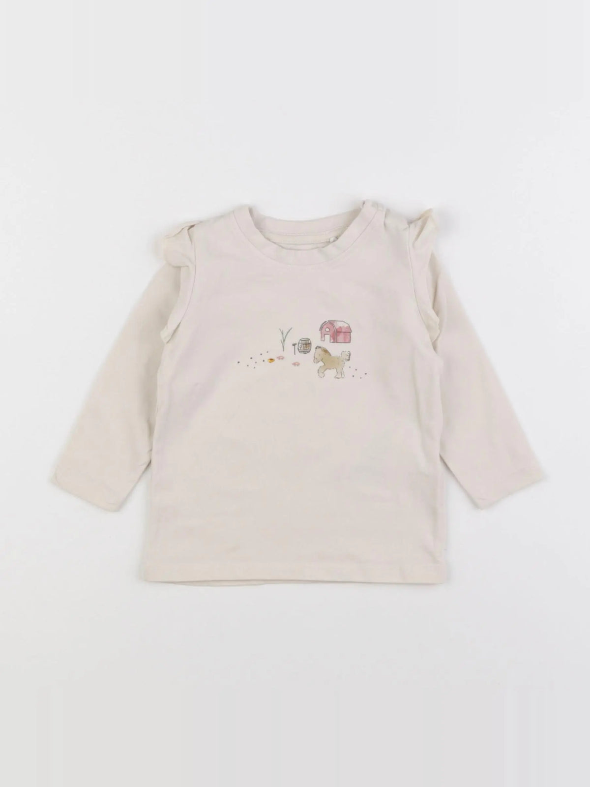 Name it - tee-shirt beige - 6 mois