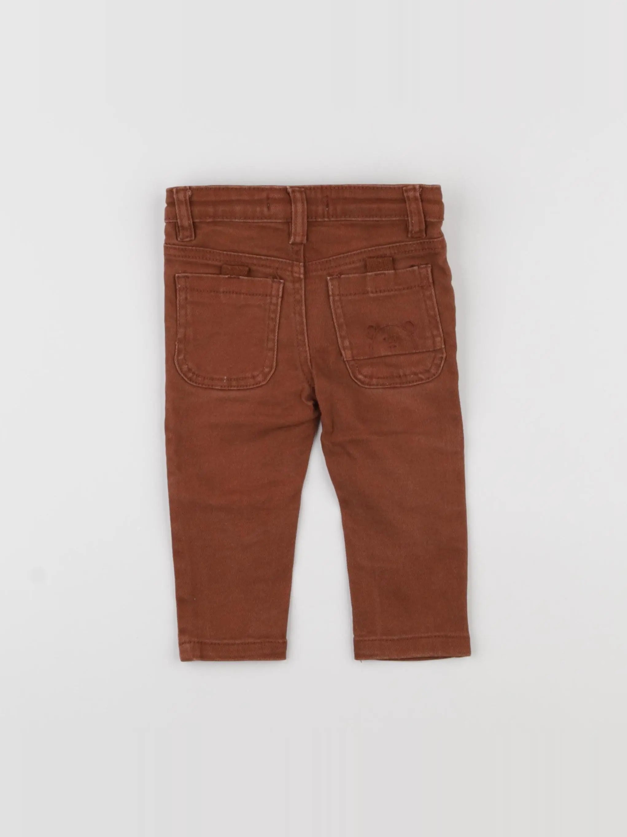 Eden & Victor - jean marron - 12 mois