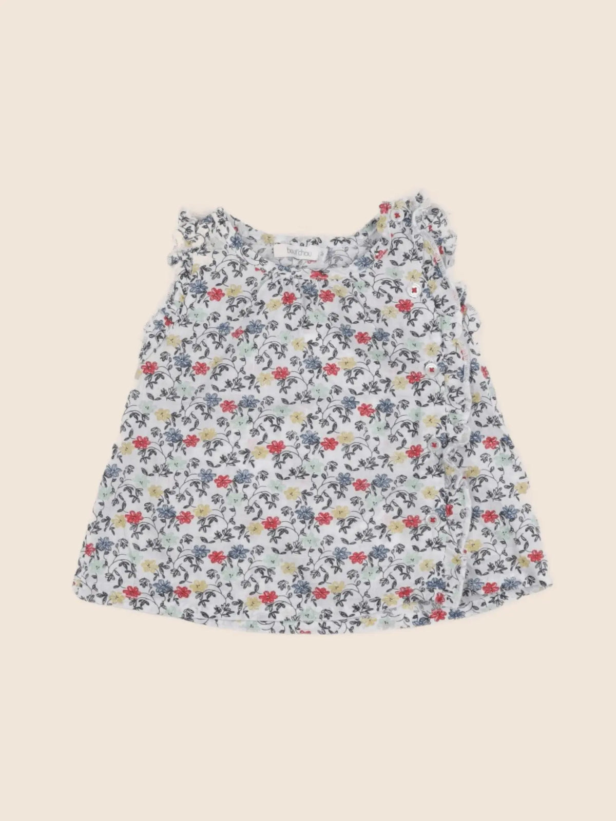 Boutchou - blouse multicolore - 3 mois