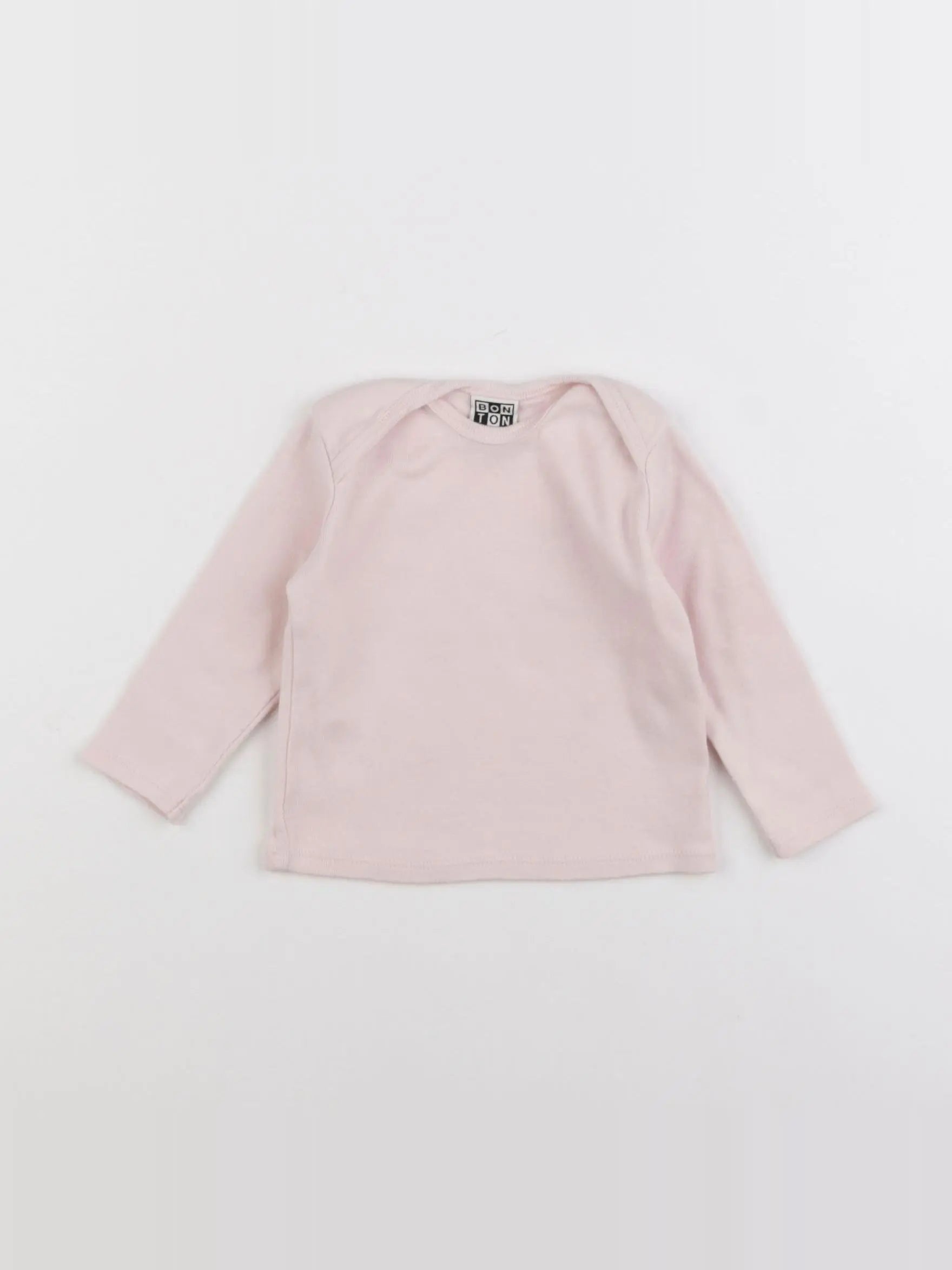 Bonton - maillot de corps rose - 6 mois