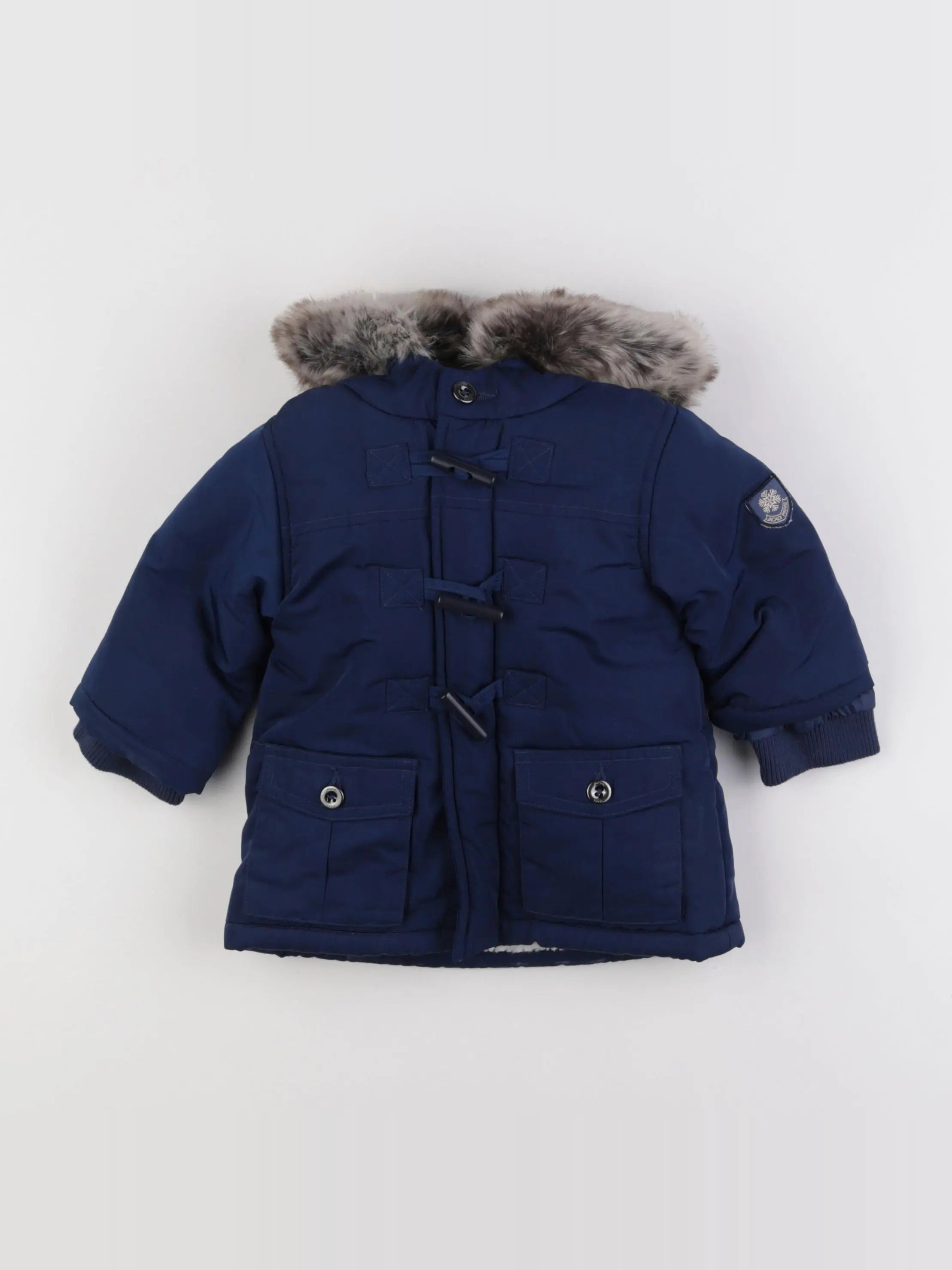 Jacadi - parka bleu - 12 mois