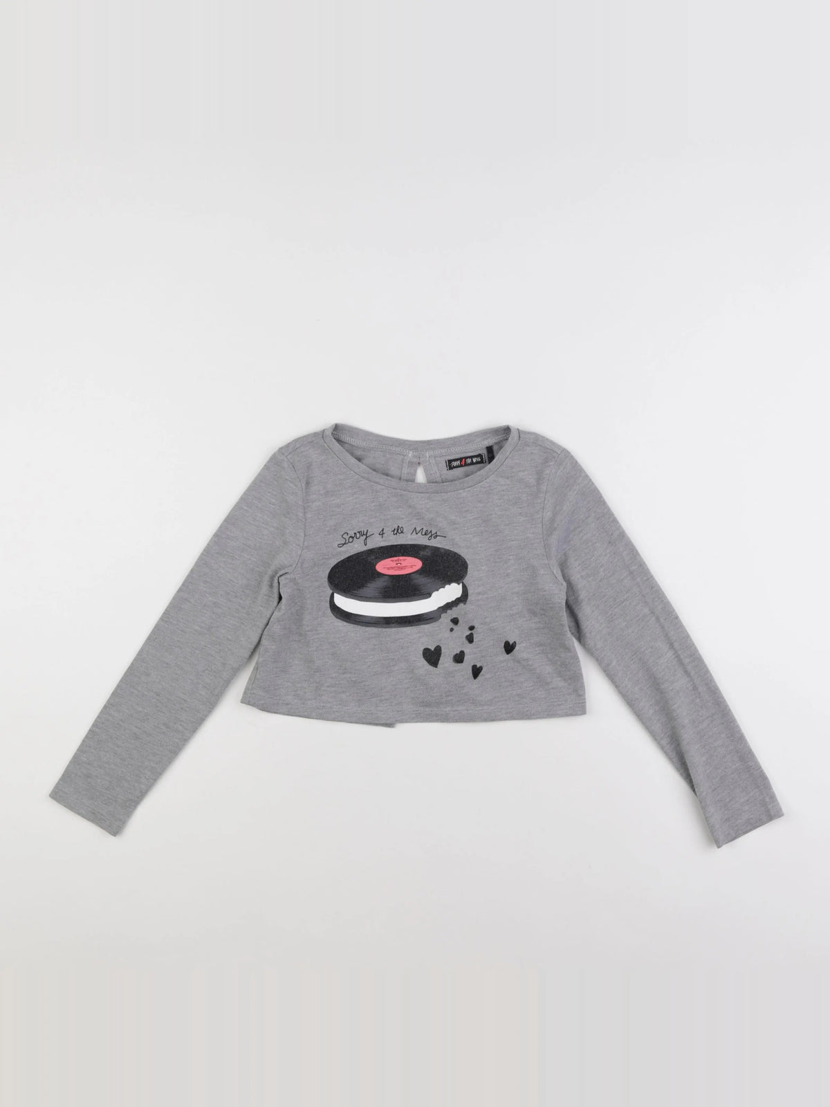 IKKS - tee-shirt gris - 8 ans