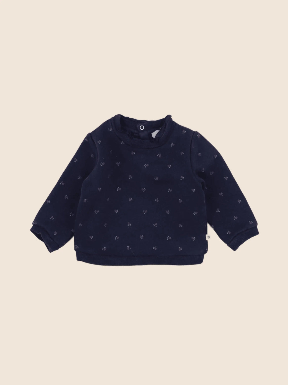 Cadet Rousselle - sweat bleu - 6 mois